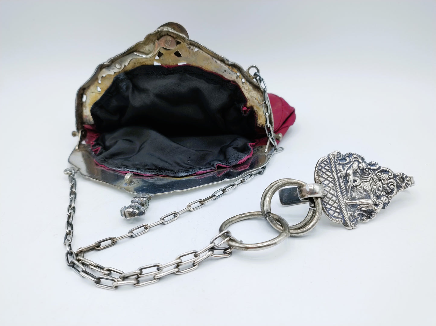 Silver purse clasp, C. Murk, Schoonhoven (?), 19th century