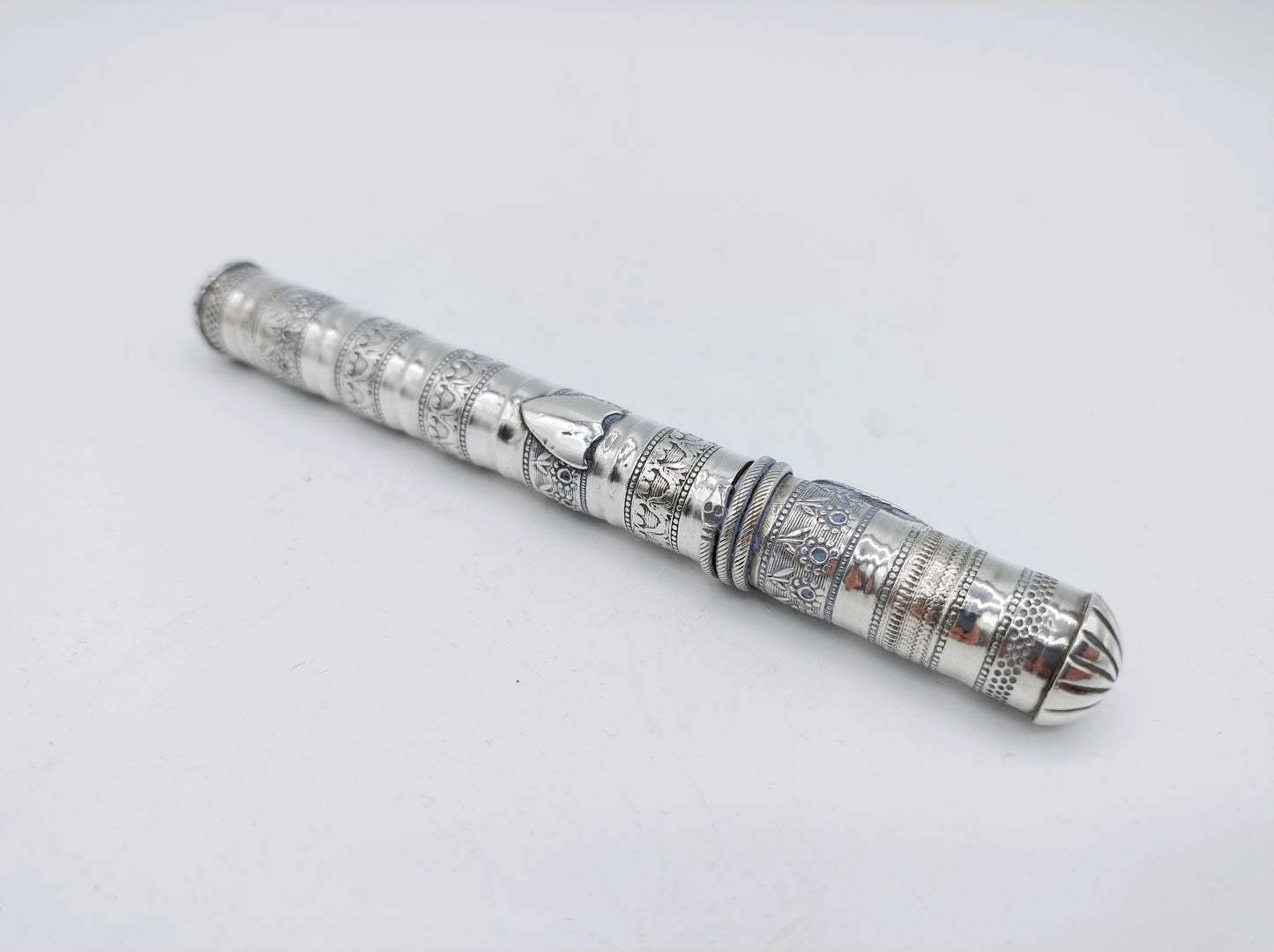 Silver needle case, Wed. van Halteren, Schoonhoven (?), 19th century