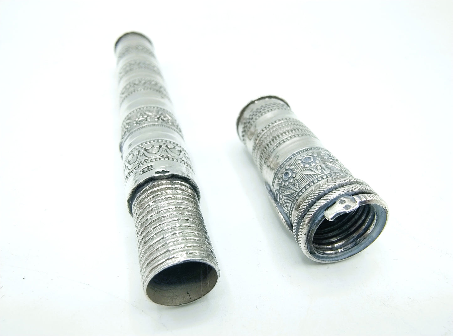 Silver needle case, Wed. van Halteren, Schoonhoven (?), 19th century