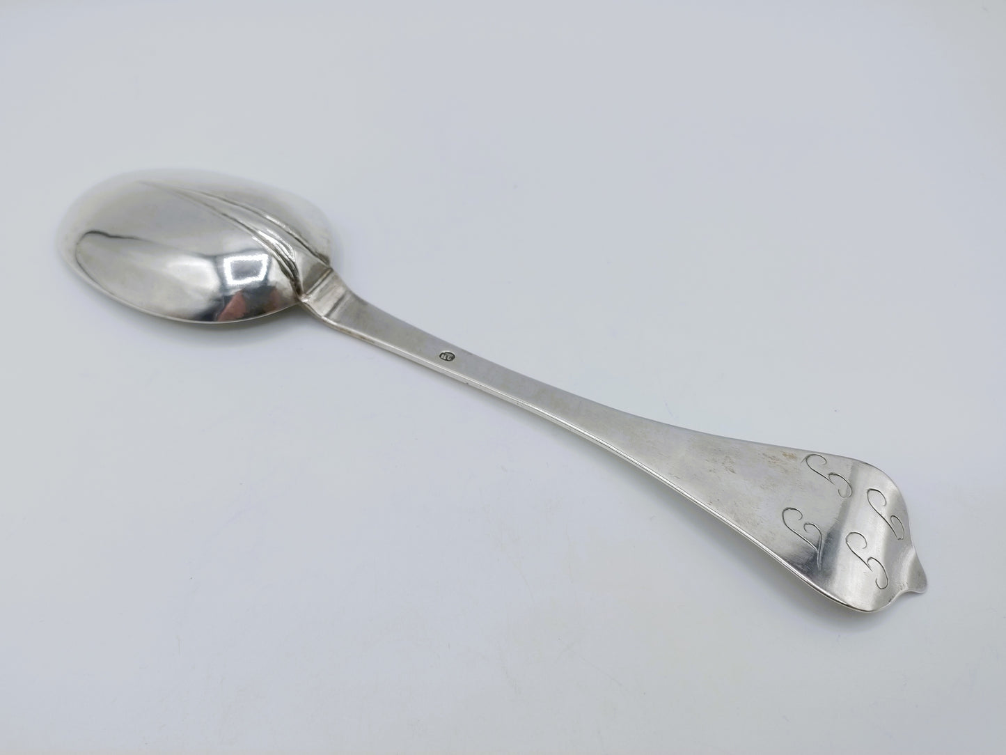 Zilveren lepel, M.J. Ufen, Norden, Duitsland, ca. 1780