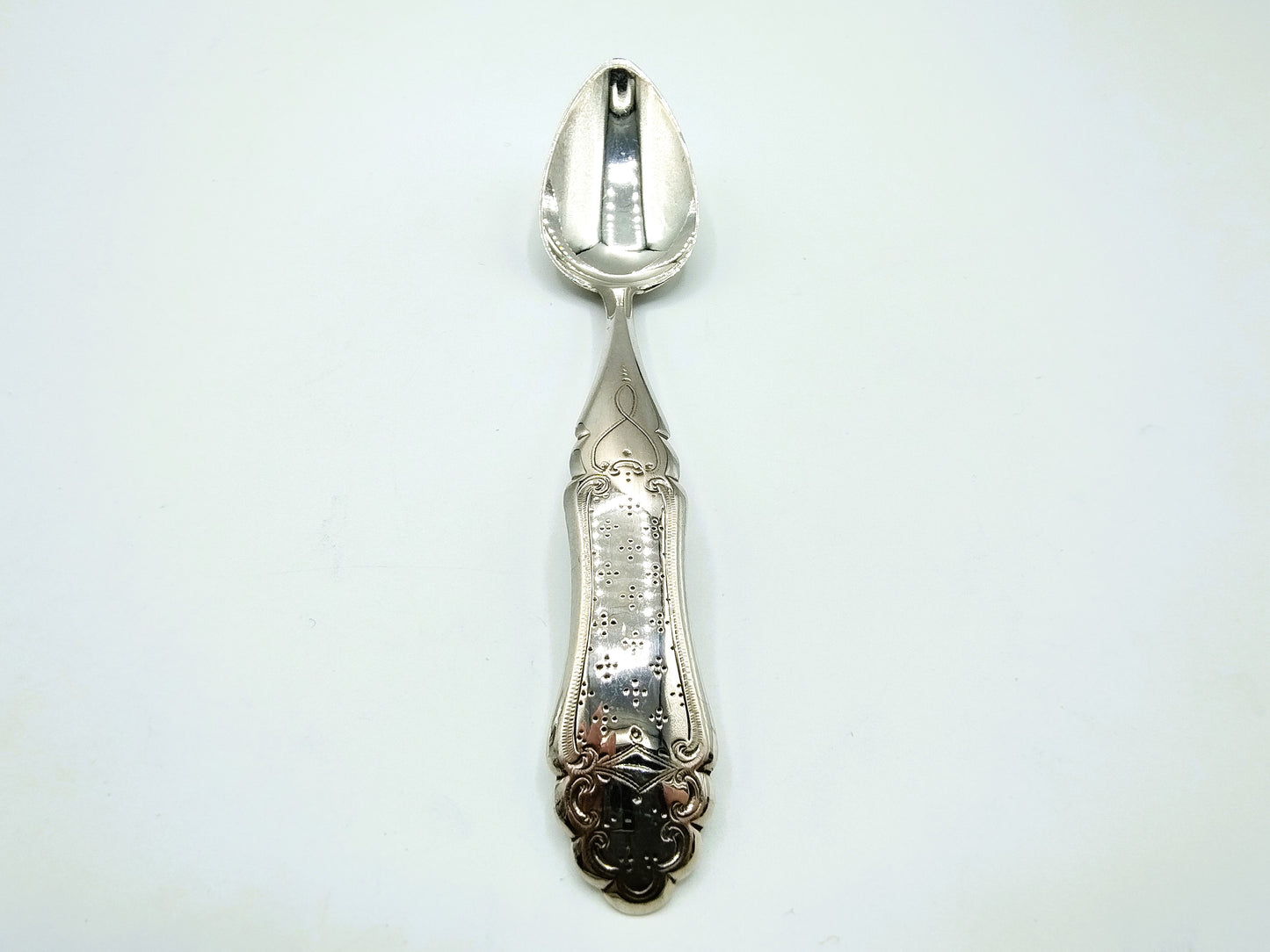 12 Zilveren theelepels, G. Kuylenburg, Schoonhoven, 1867