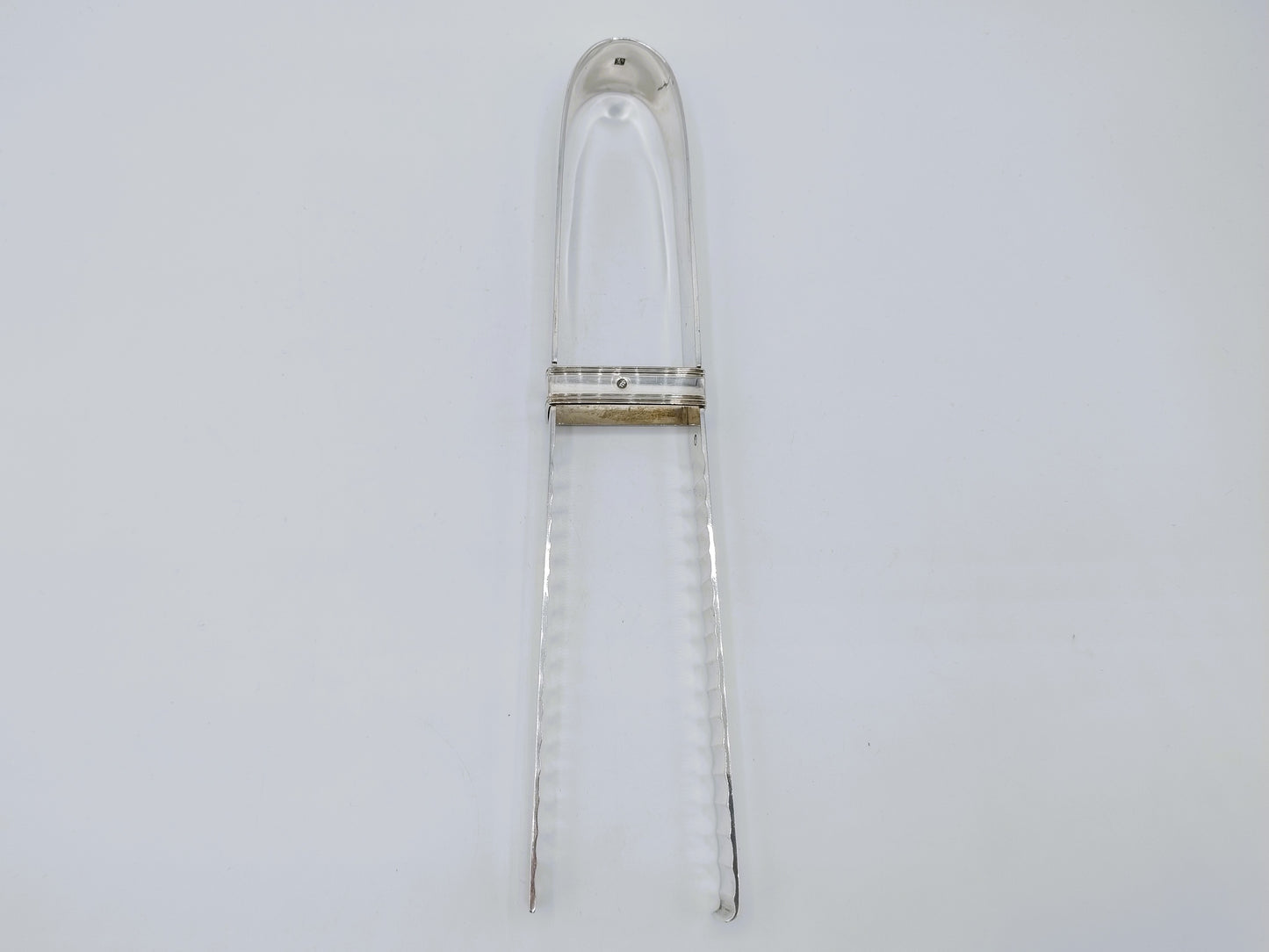 Silver asparagus tongs, Company J.M. van Kempen, Voorschoten, 1871