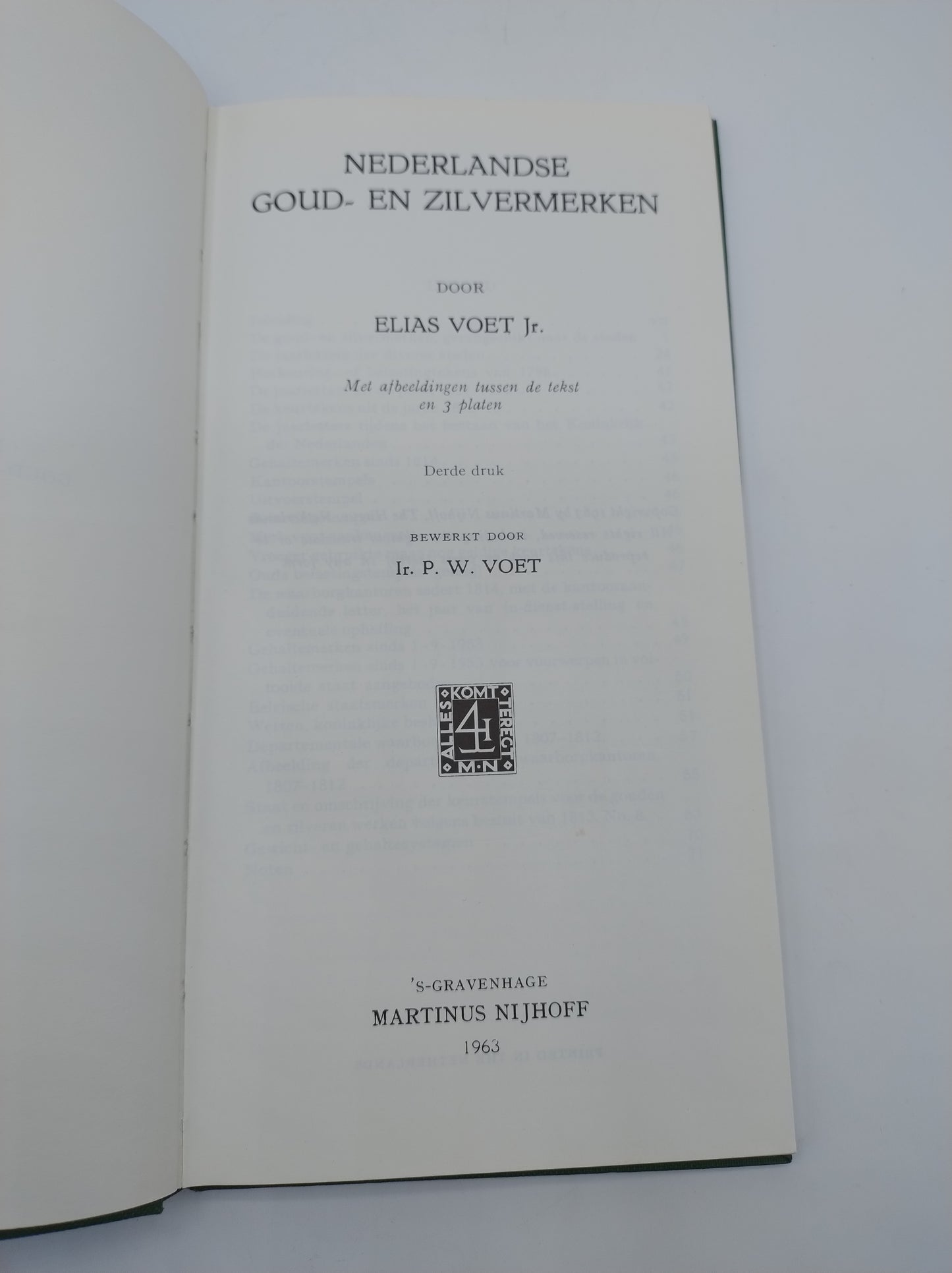 Niederländische Gold- und Silbermarken, Elias Voet Jr