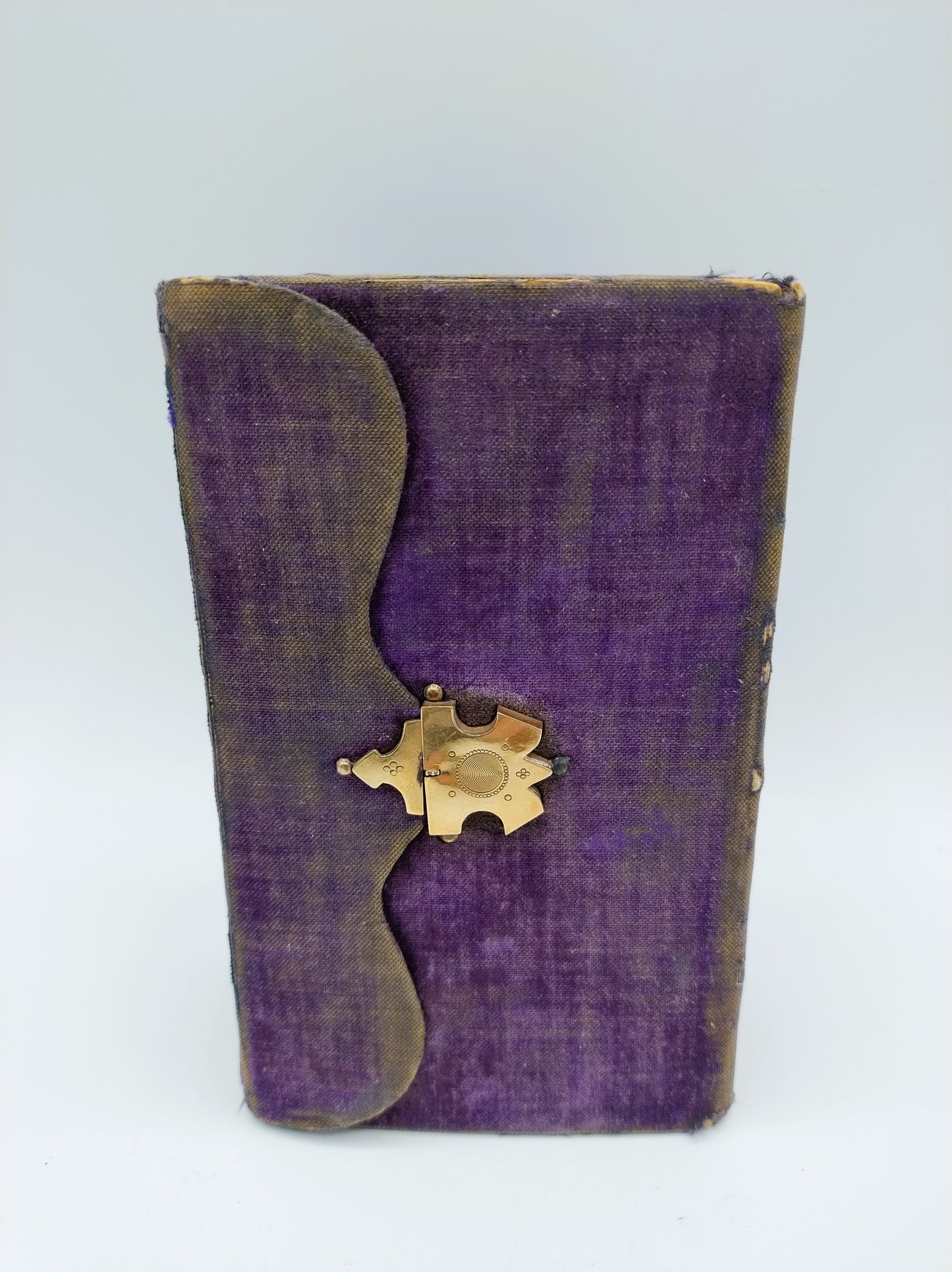 Bible with gold art deco clip lock, 1884
