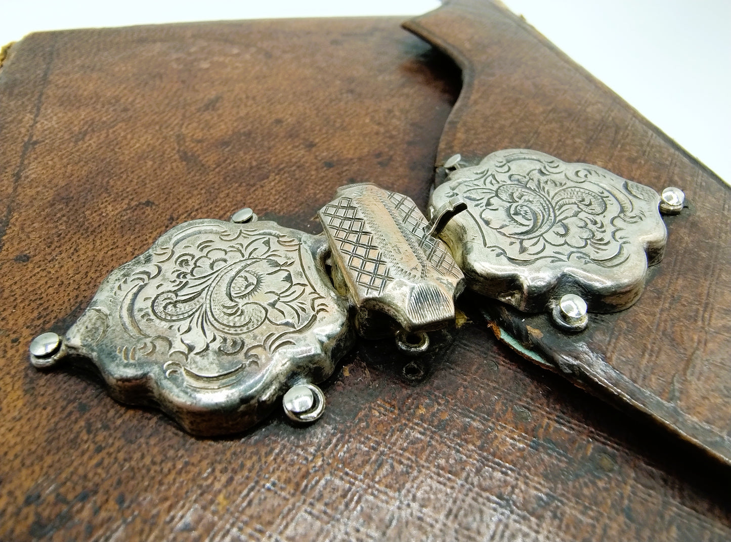 Bible with silver clasp, 1875