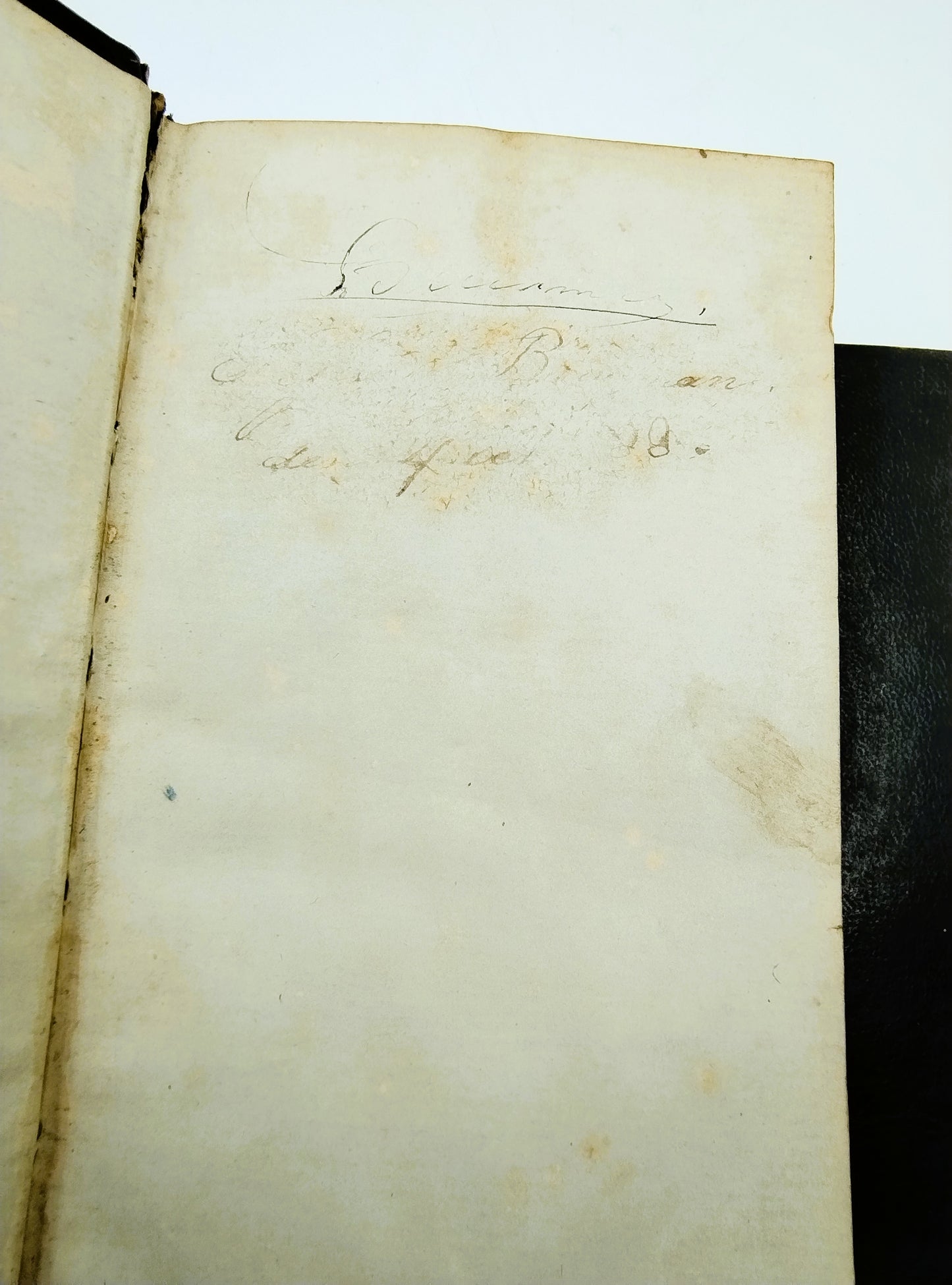 Bible with silver clasp, 1875