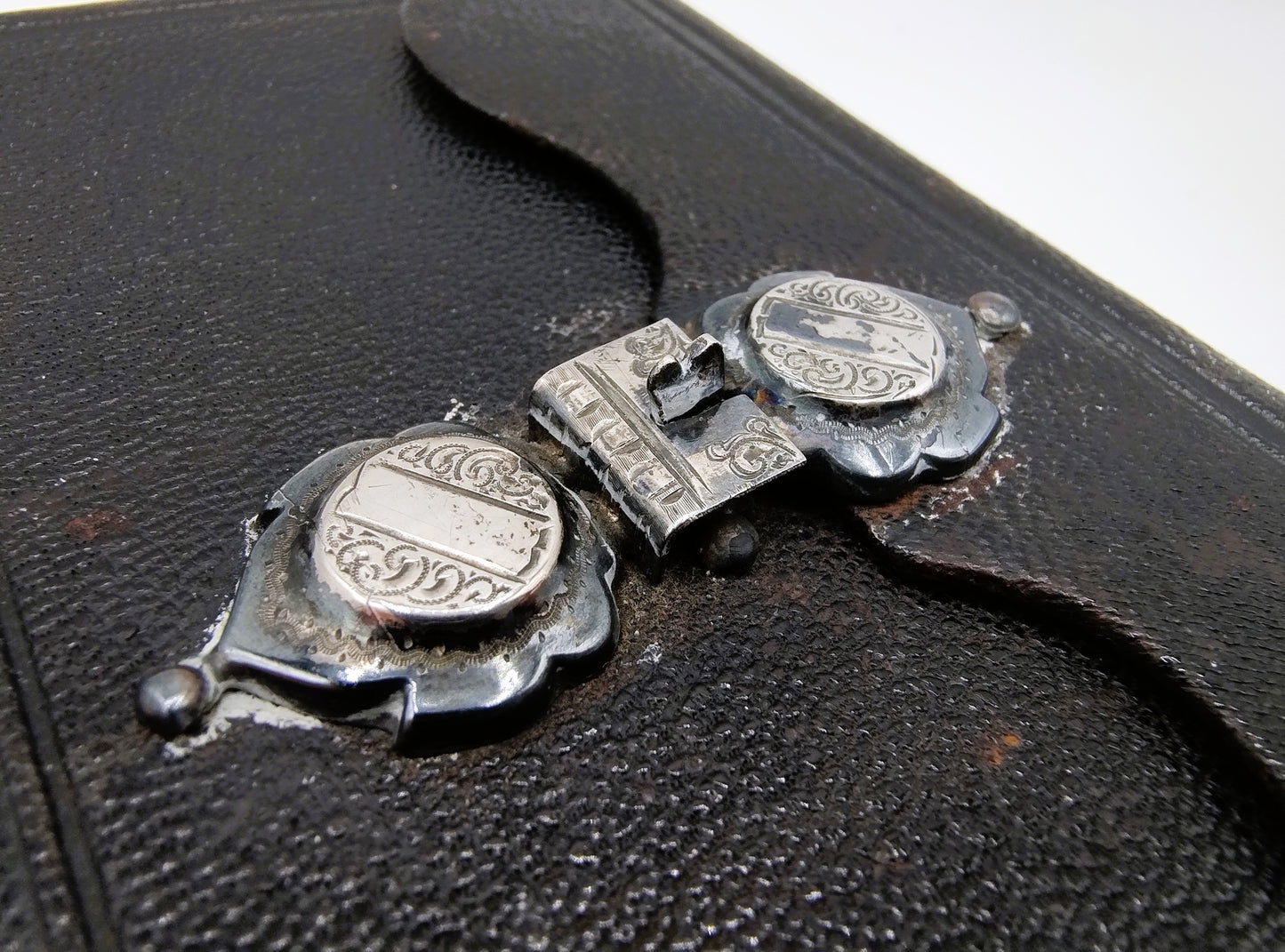 Bible with silver clasp, 1884