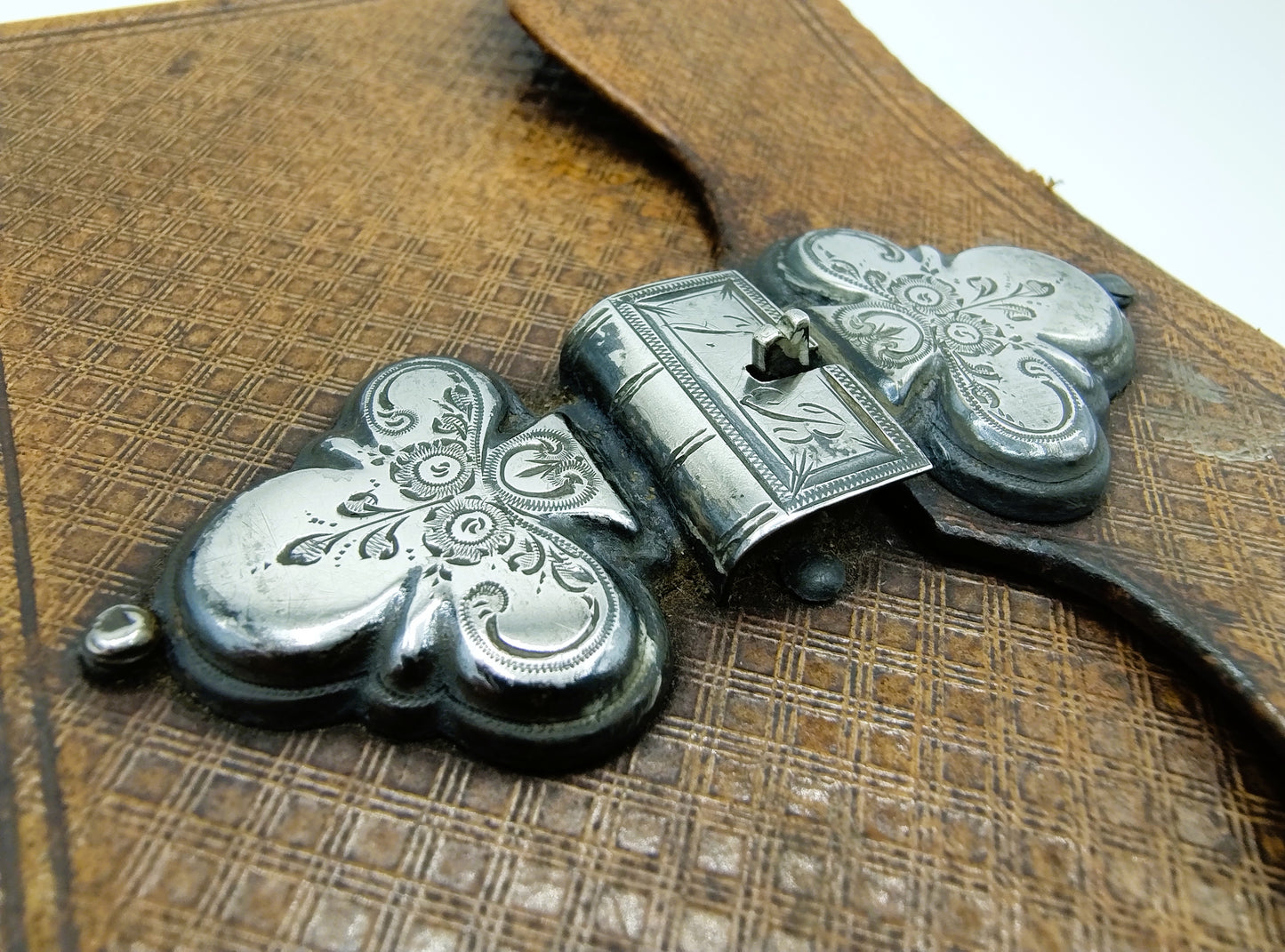 Bible with silver clasp, 1884