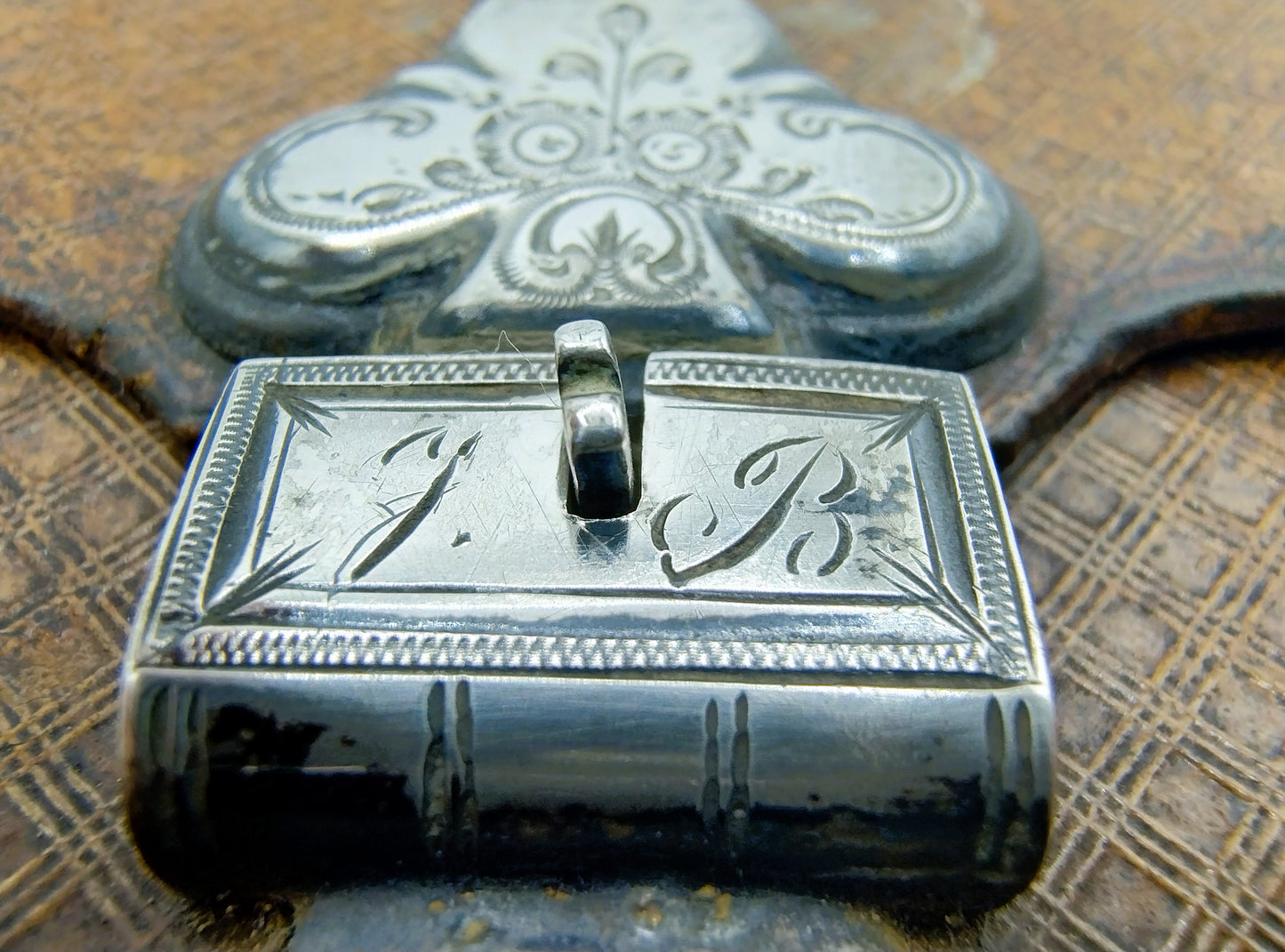 Bible with silver clasp, 1884