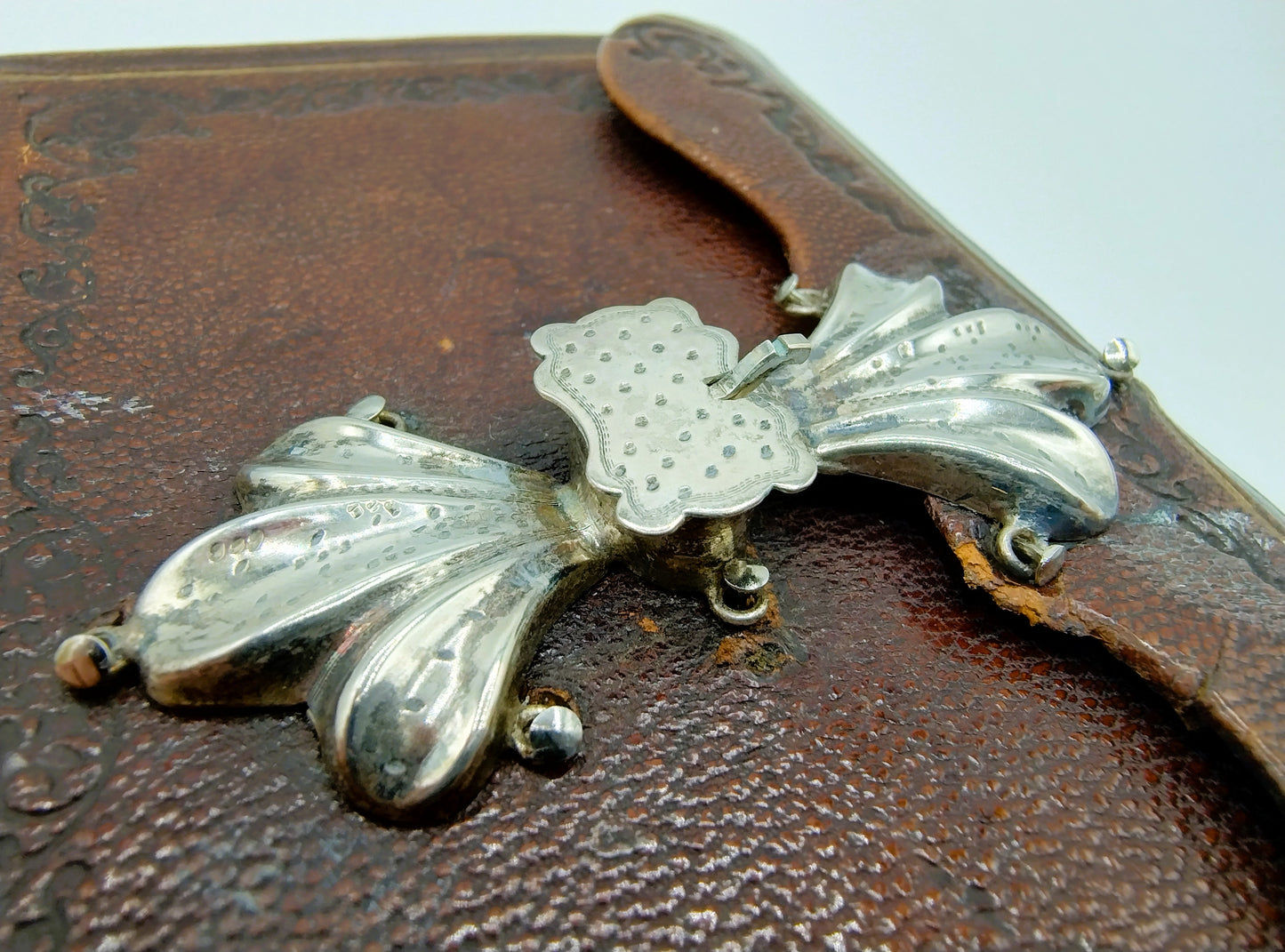 Bible with silver clasp, 1875