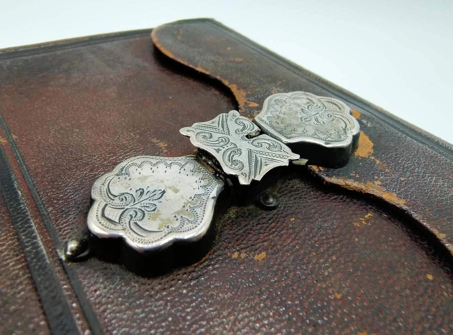 Bible with silver clasp, 1884