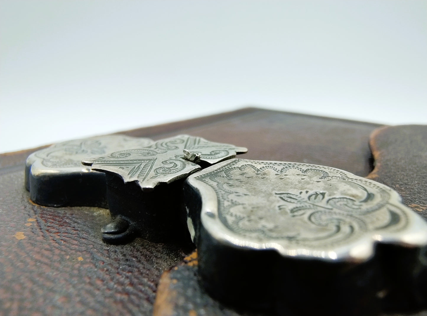 Bible with silver clasp, 1884