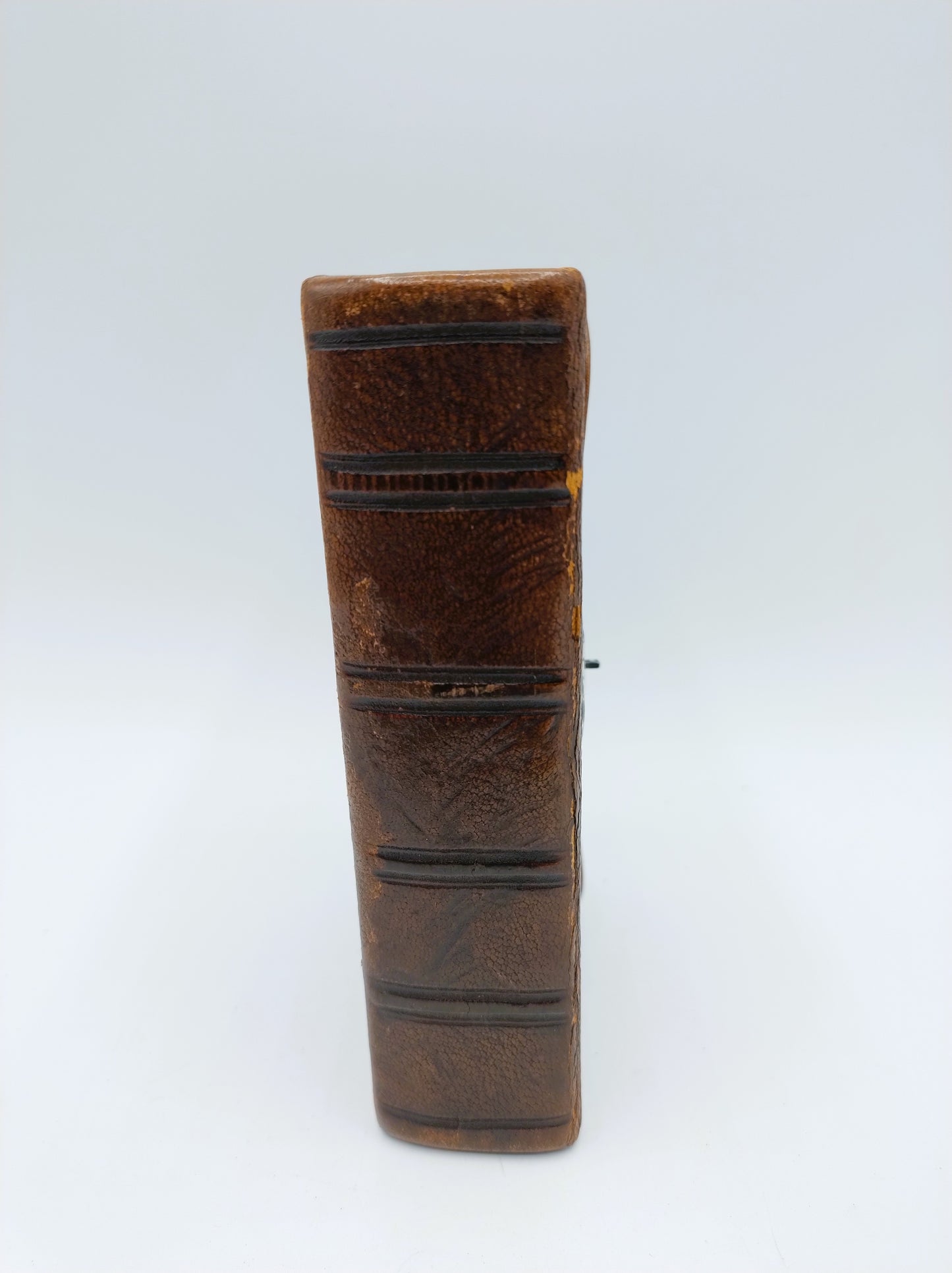 Bible with silver snap lock, 19th century
