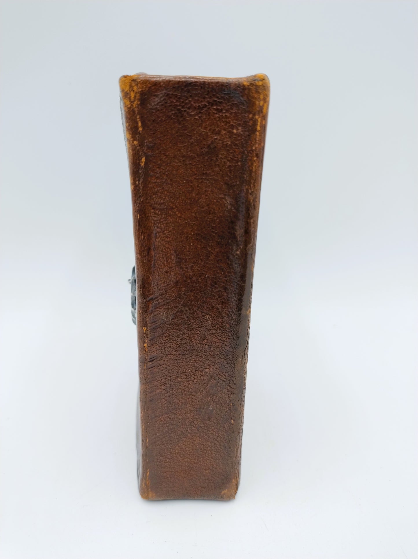 Bible with silver snap lock, 19th century