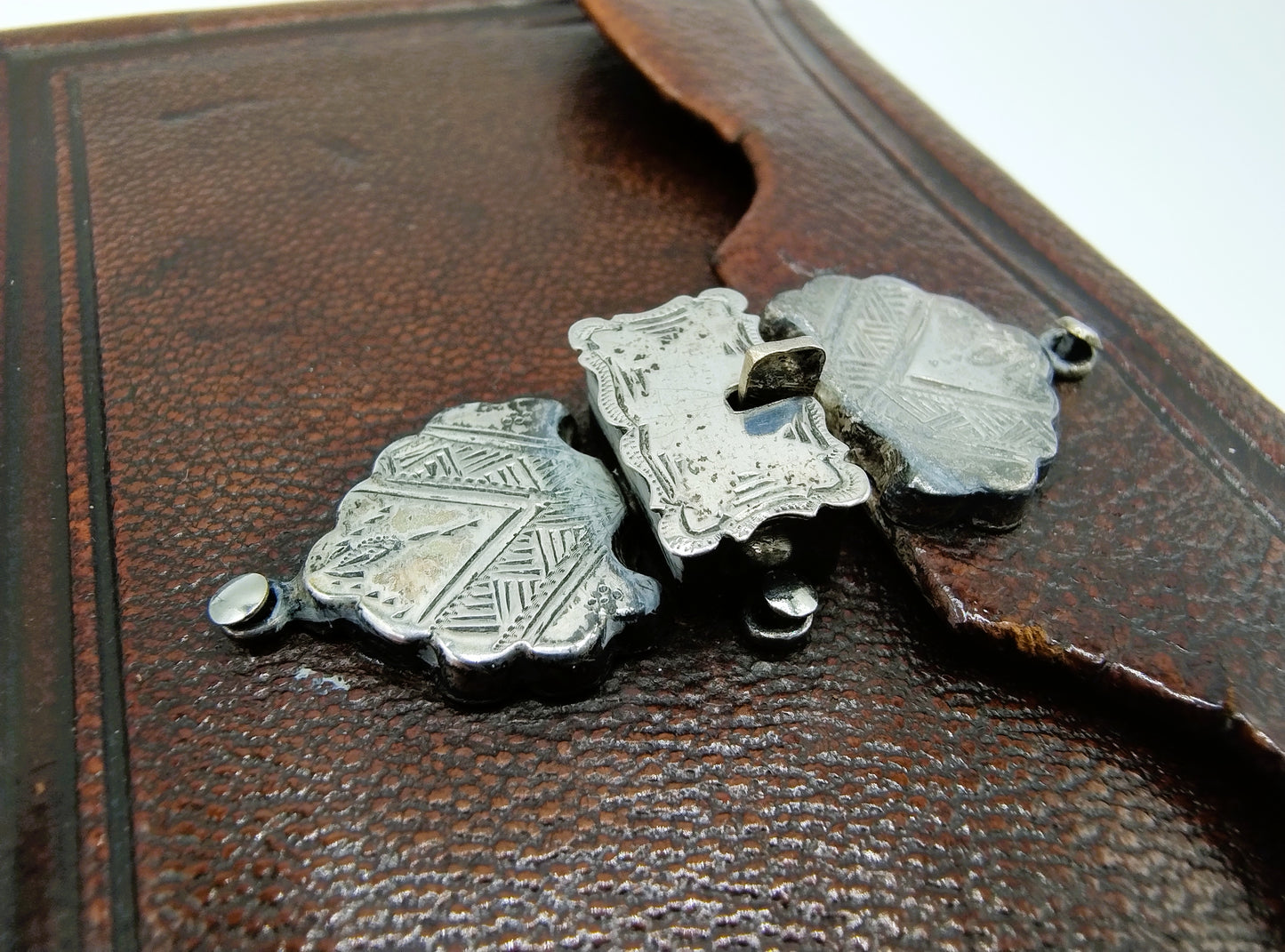 Bible with silver clasp, 1884
