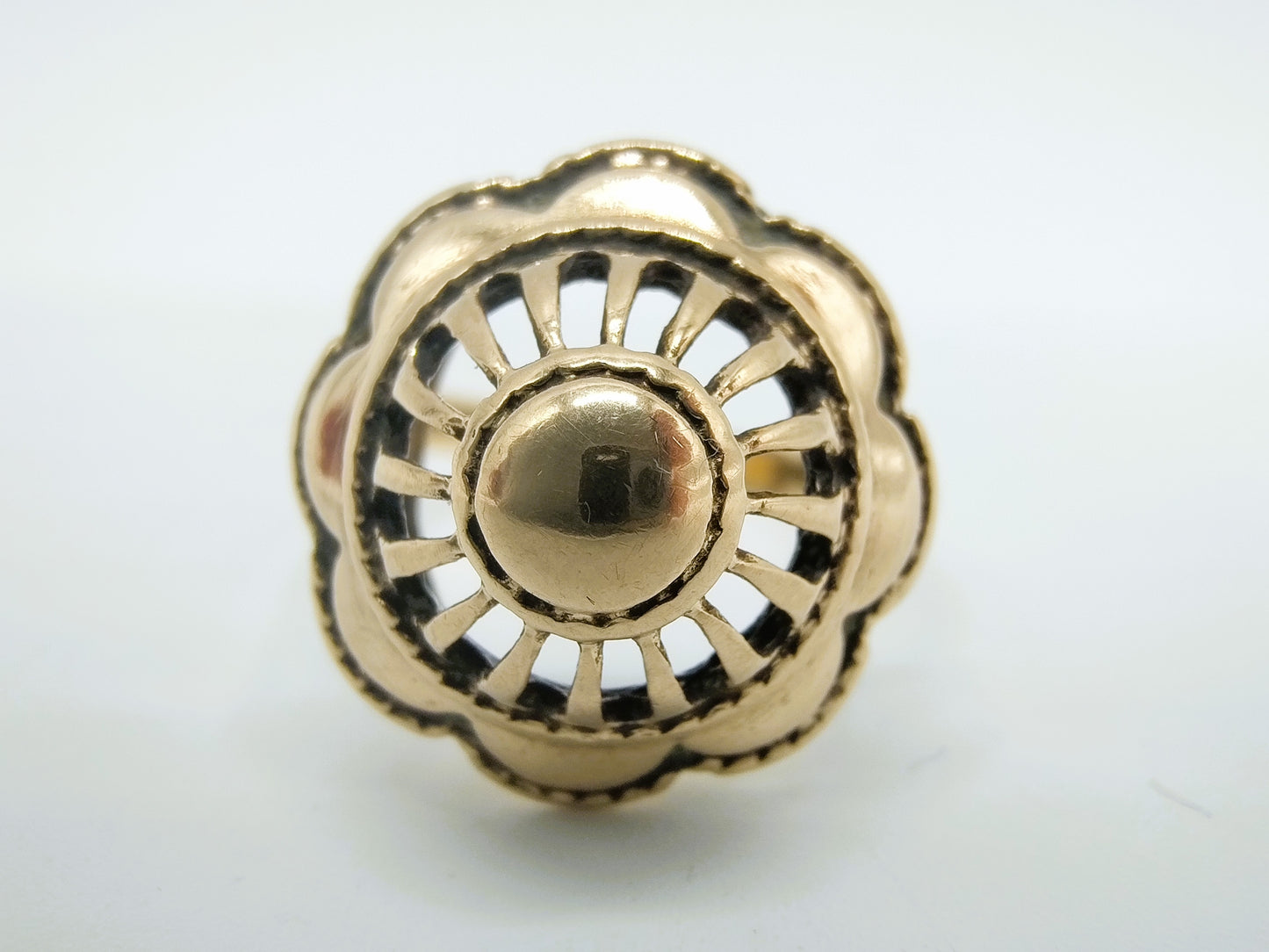 Gold ring, 14 carat, 18.5 mm
