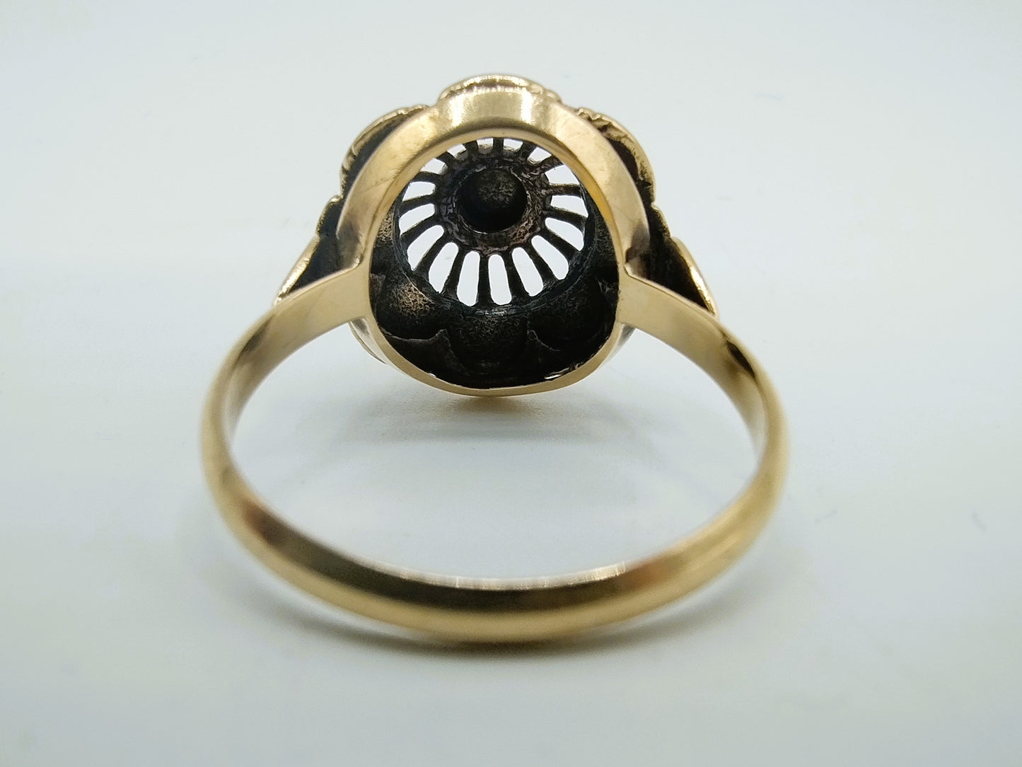 Gold ring, 14 carat, 18.5 mm