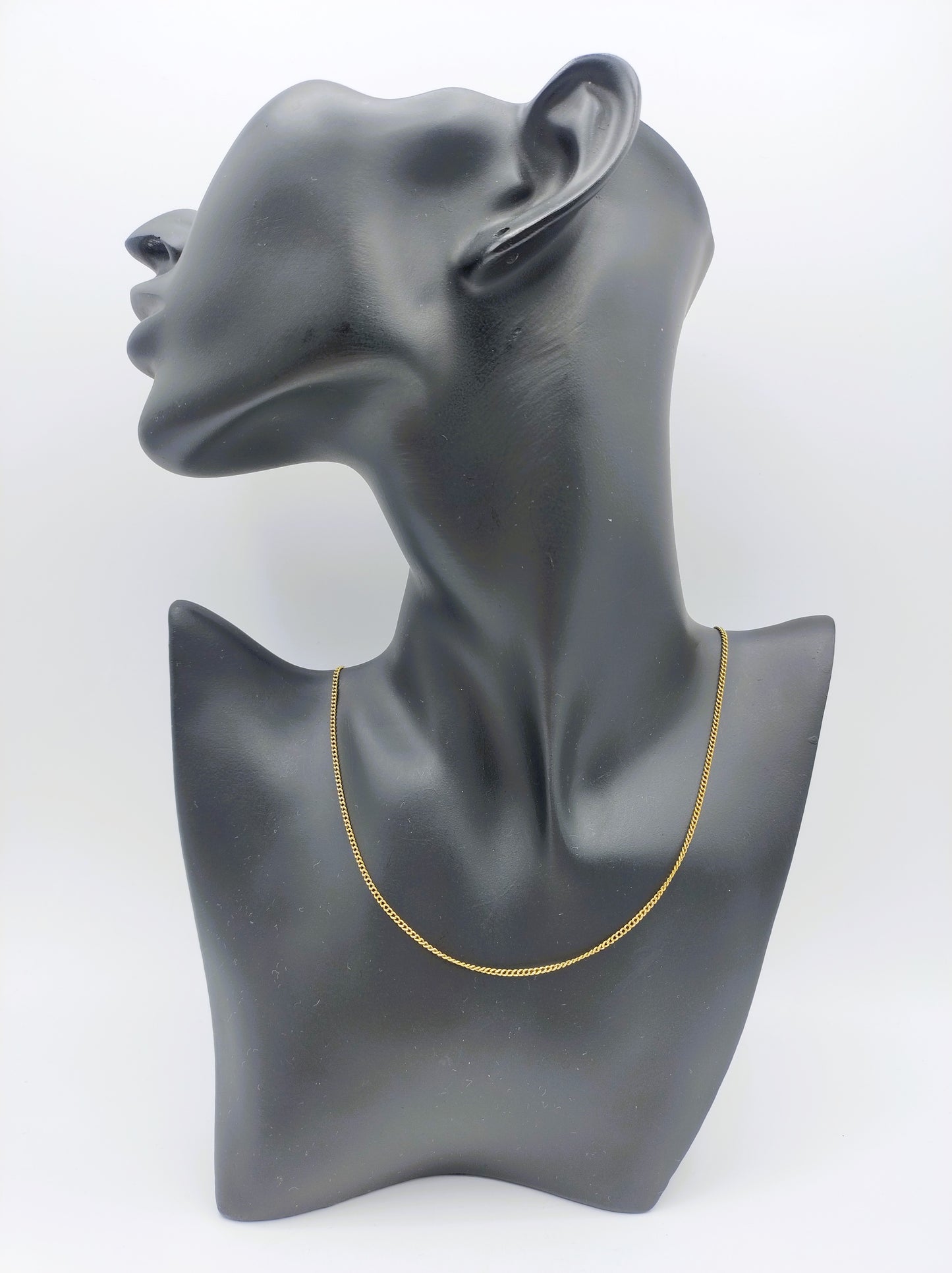 Gold gourmet chain, 14 carat, 53 cm