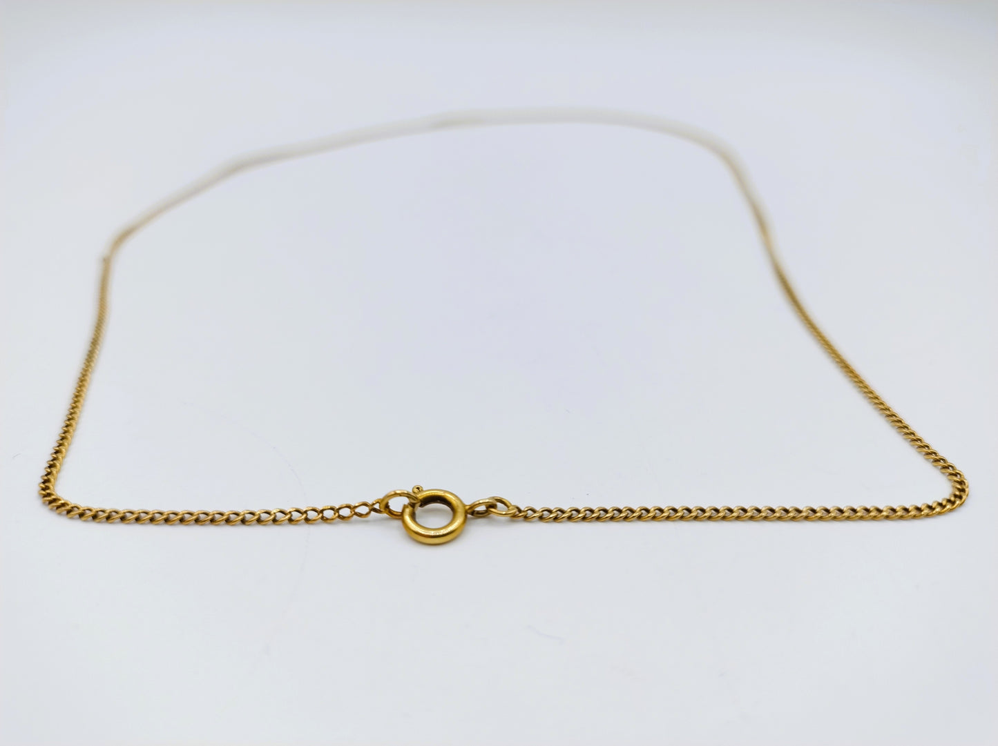 Gold gourmet chain, 14 carat, 53 cm