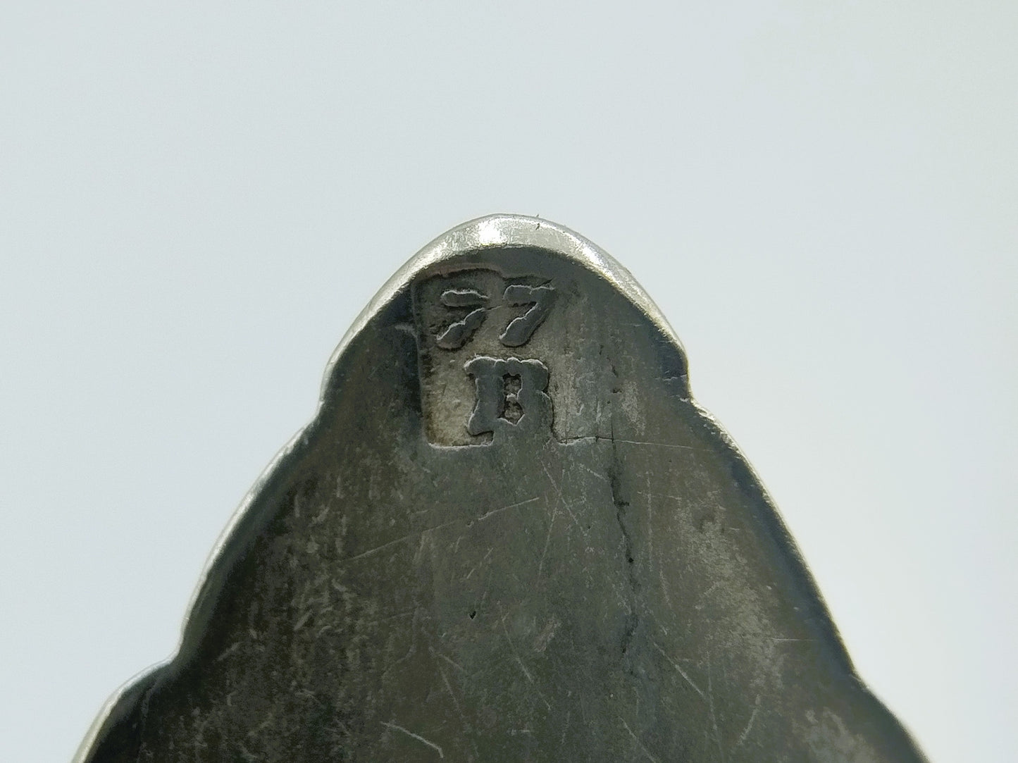 Zilveren roomlepel met eikel, Chr. J. Brunings, Joure, 1891