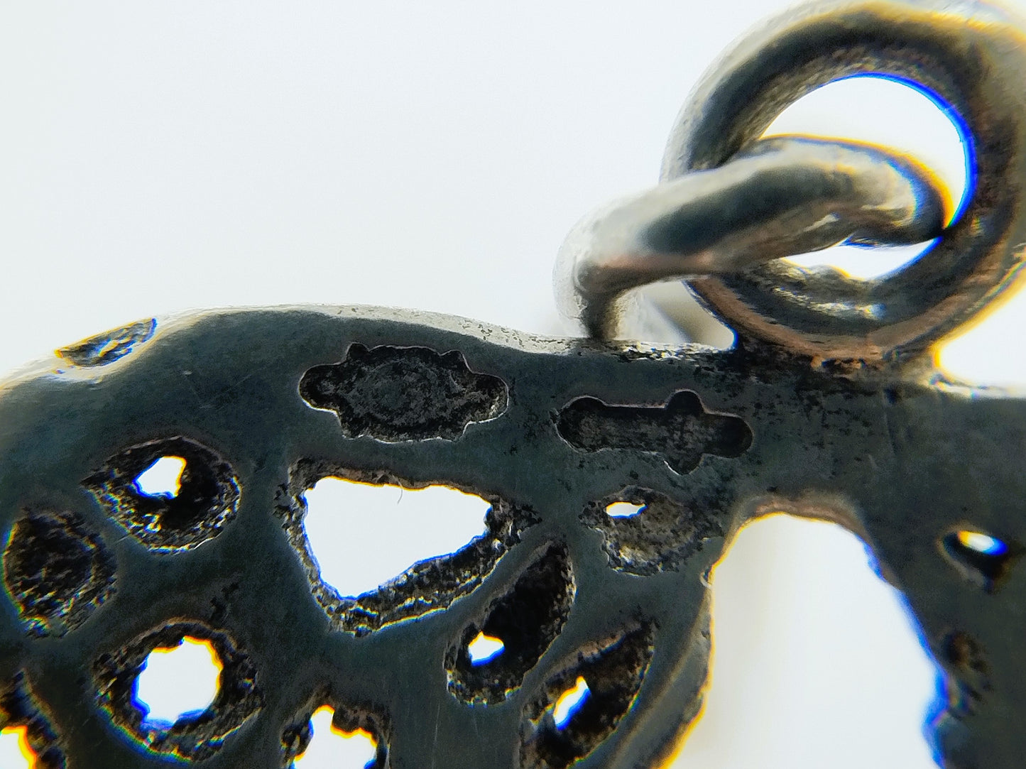 Zilveren schakelarmband met bloemen, J. Schijfsma, Sneek, 17 cm.