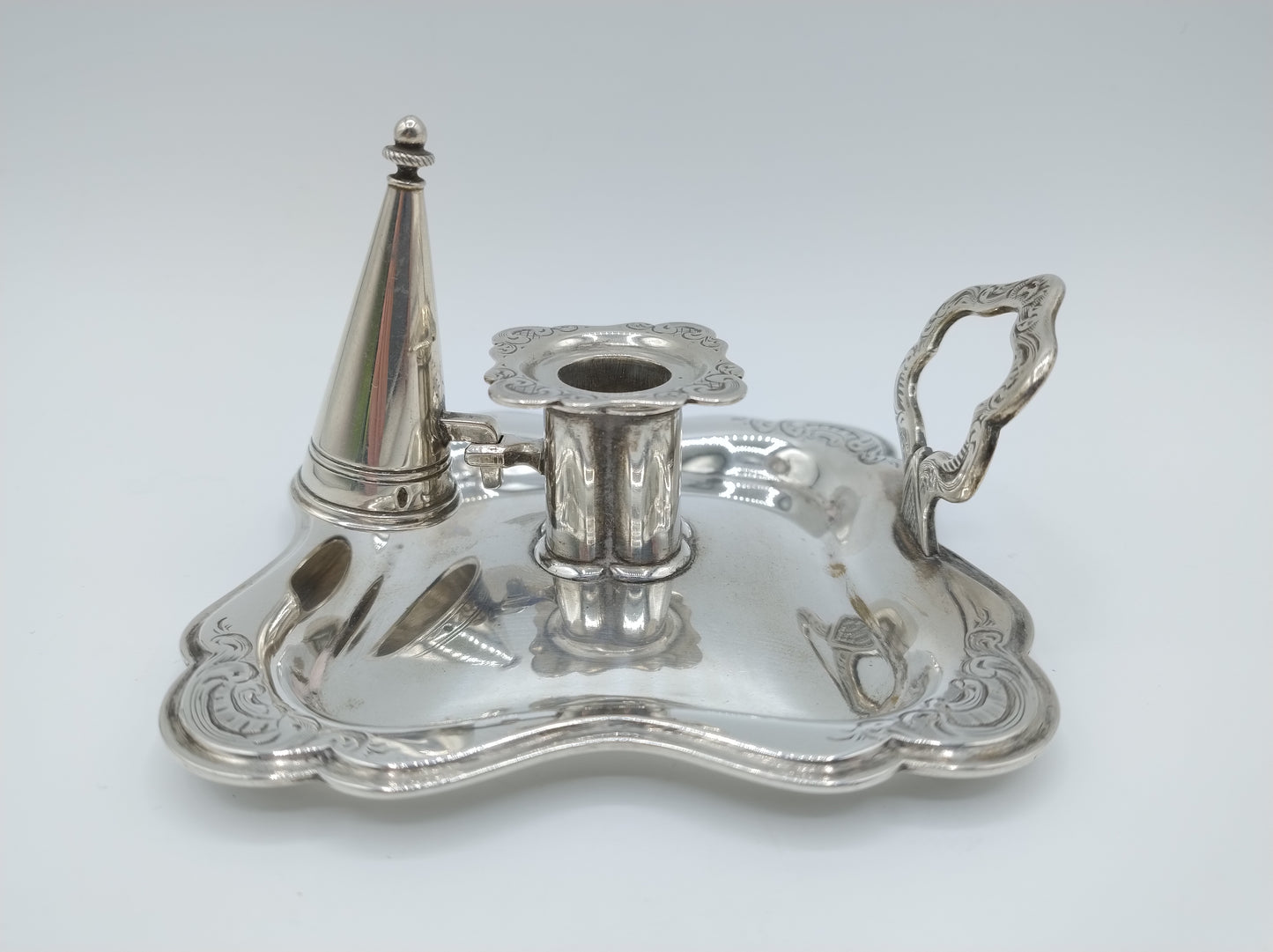 Zilveren blaker met dover, J. Helweg, Amsterdam, 1852