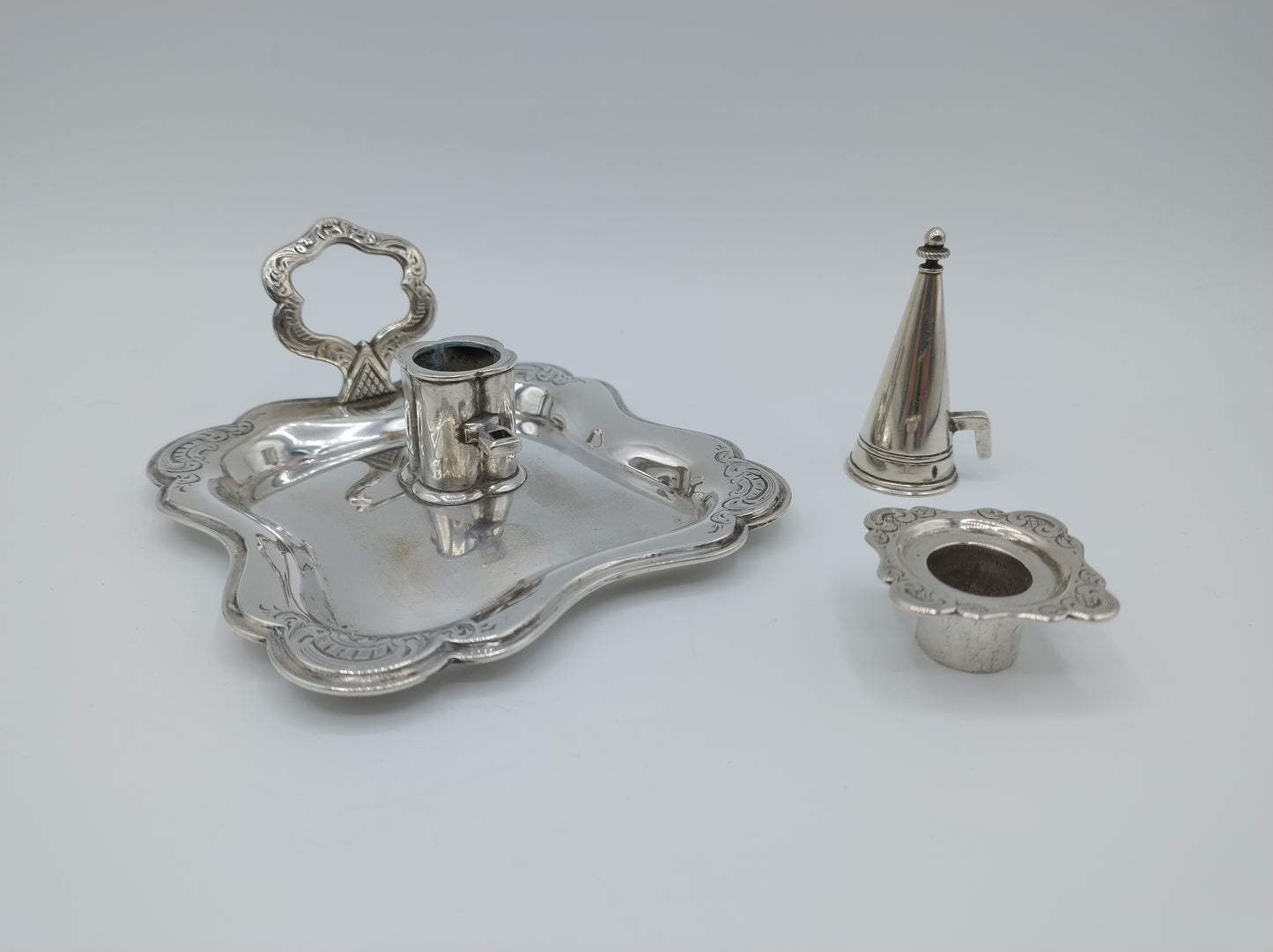 Zilveren blaker met dover, J. Helweg, Amsterdam, 1852