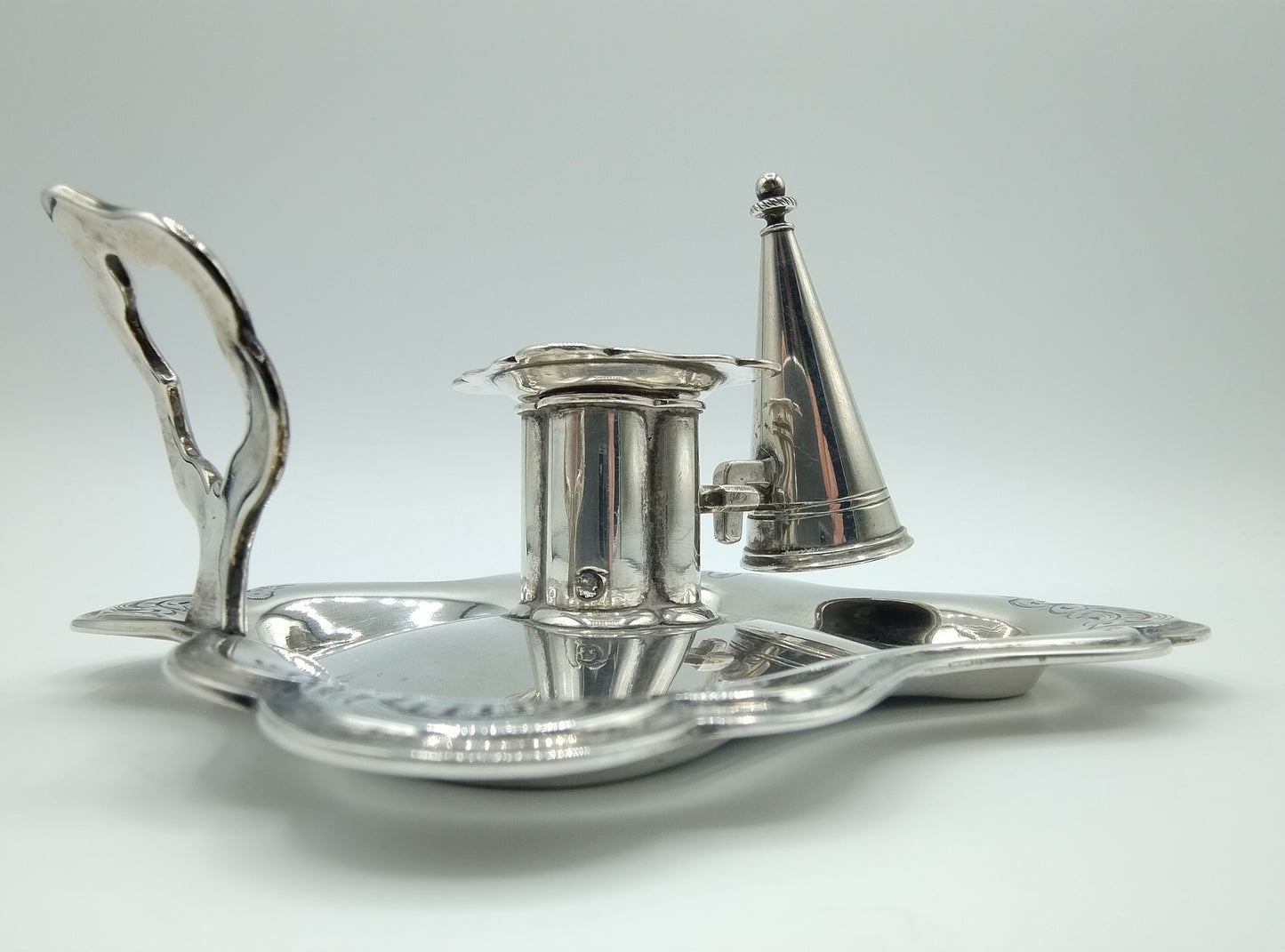Zilveren blaker met dover, J. Helweg, Amsterdam, 1852