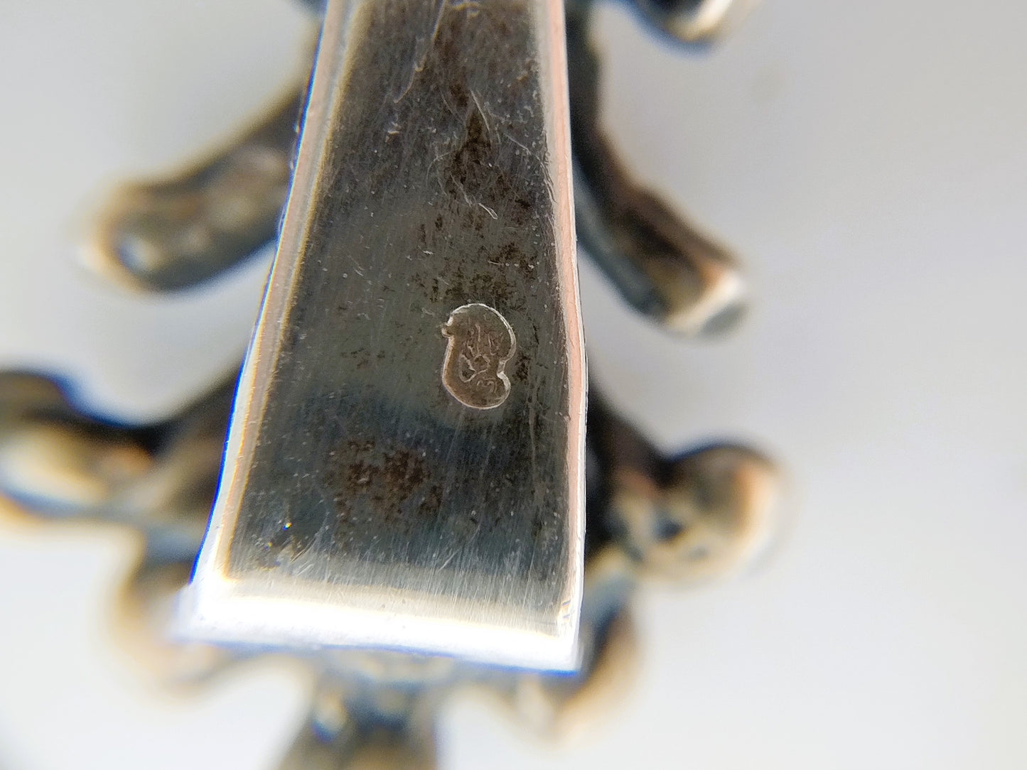 Vintage silver watch pendant, Imperial, 835
