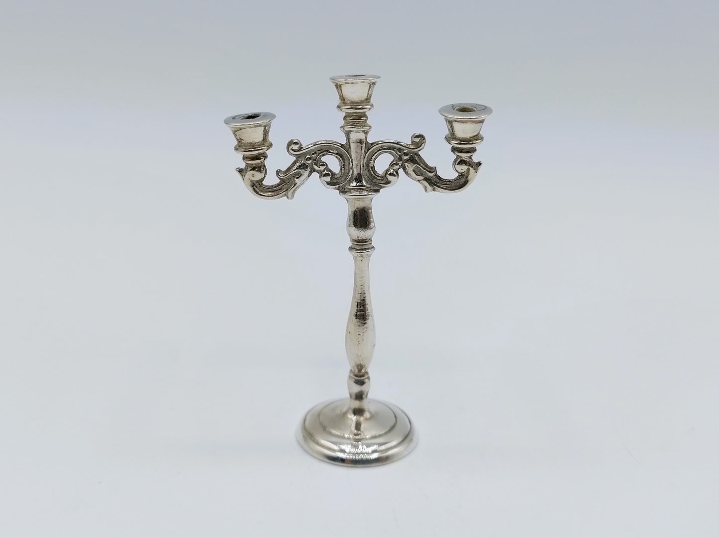 Silberner Miniaturleuchter, D. Aubert, Den Haag, 925