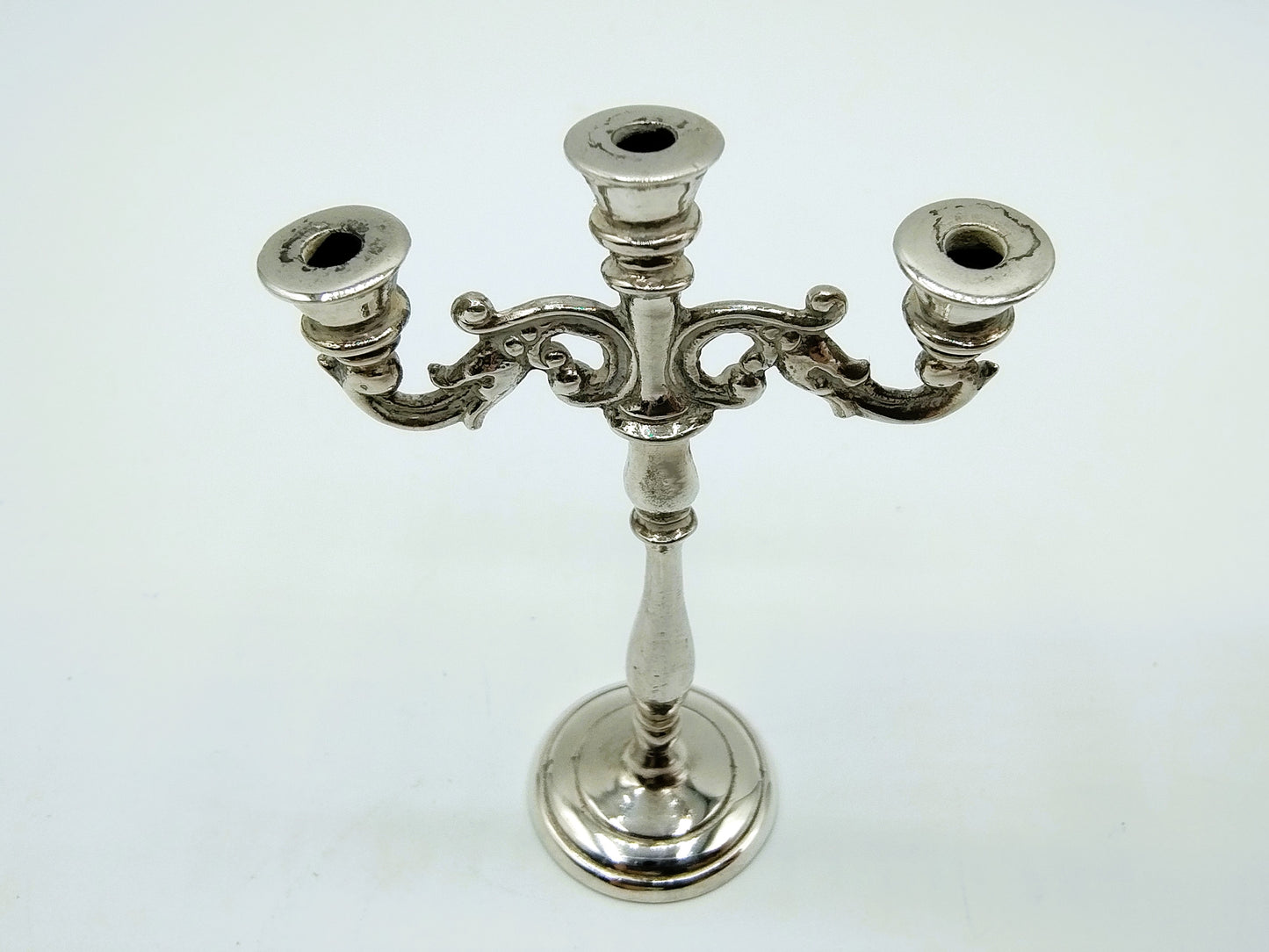 Silberner Miniaturleuchter, D. Aubert, Den Haag, 925