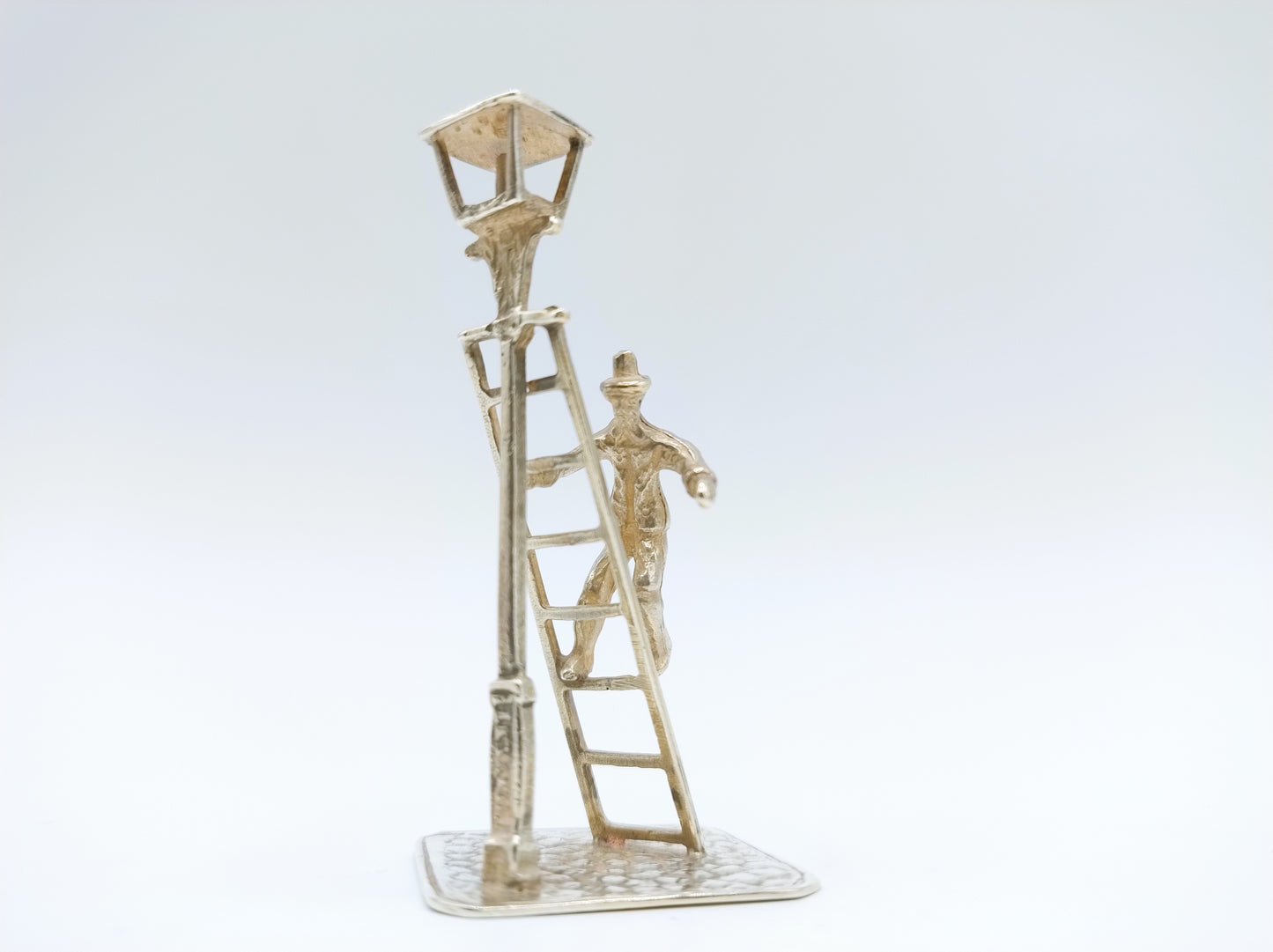 Silberne Miniatur, Laternenfeuerzeug, CB Bos, Zandvoort