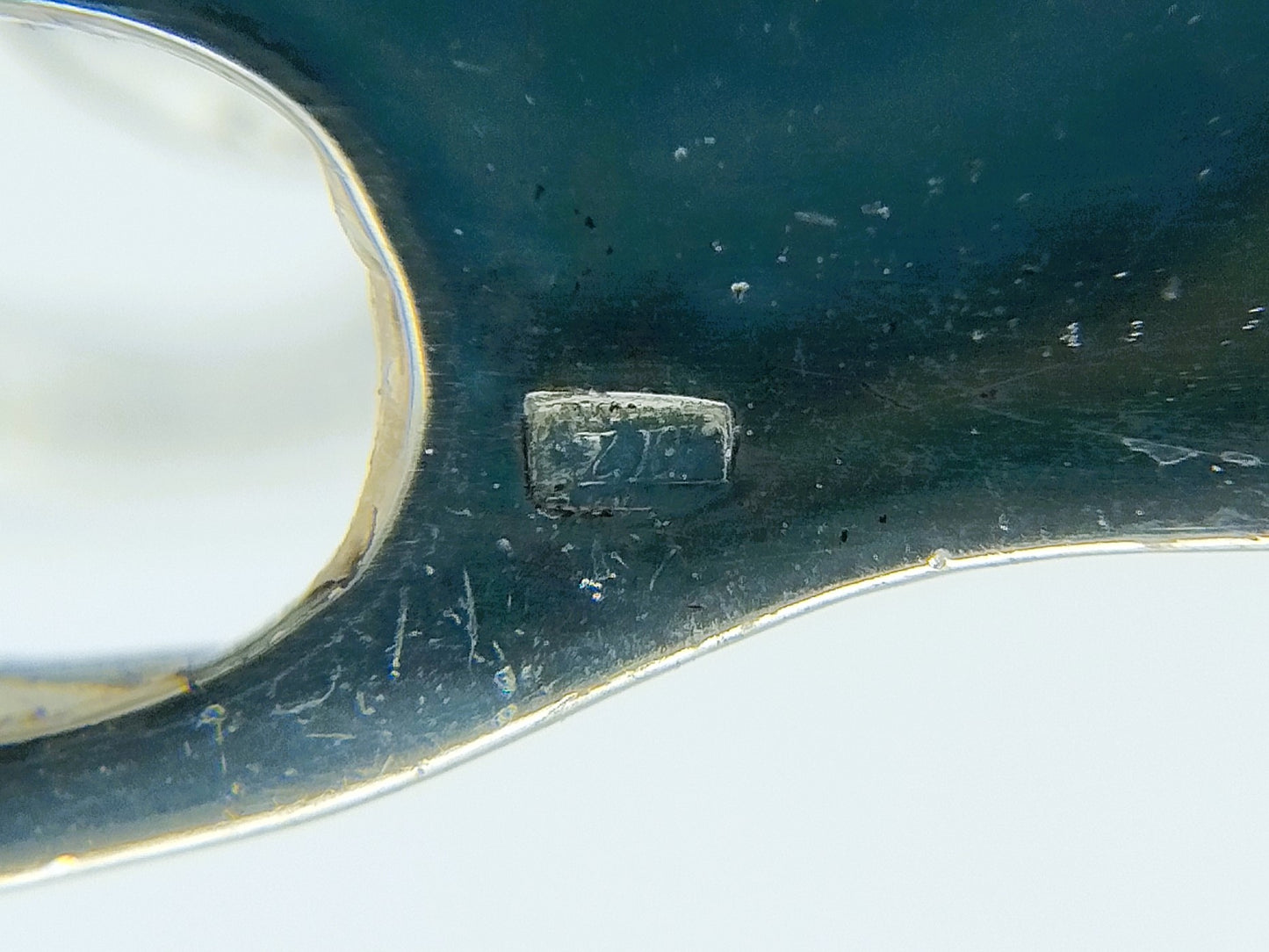 Silver design pendant with Onyx, 835
