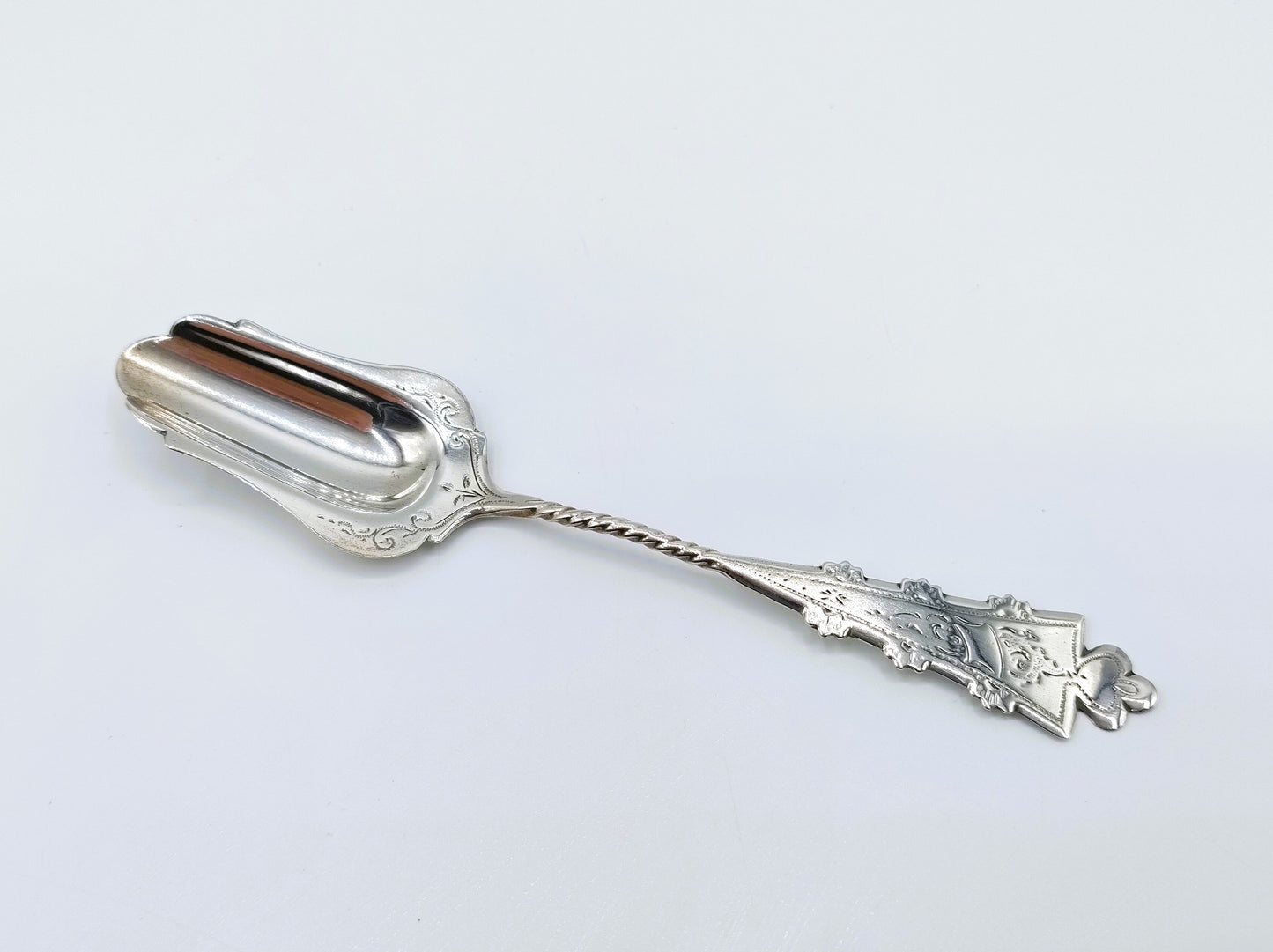 Zilveren theelepel, J. Huisman, Schoonhoven, ca. 1910