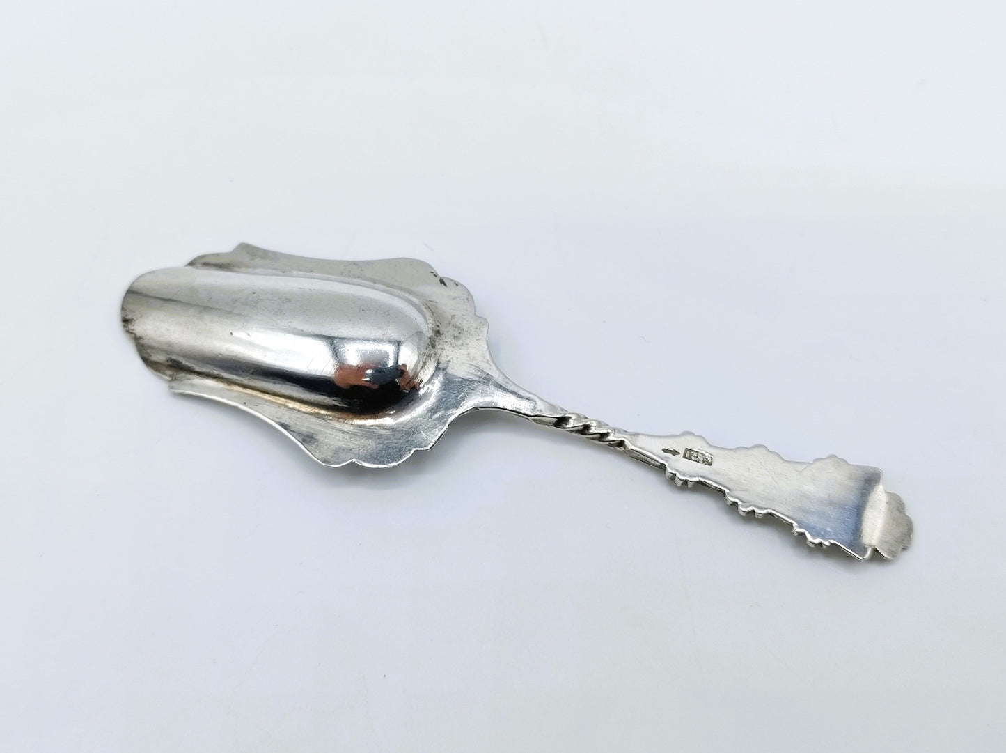 Zilveren suikerlepel, G. van de Bergh Lzn, Schoonhoven, ca. 1885