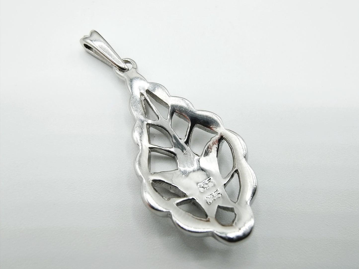 Silver pendant with marcasite, 835