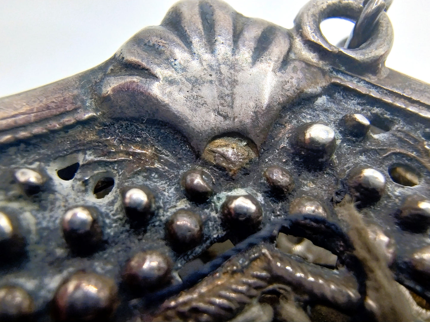 Silver purse clasp on a jasseron chain, W. Kooiman Jzn, Schoonhoven, 1861