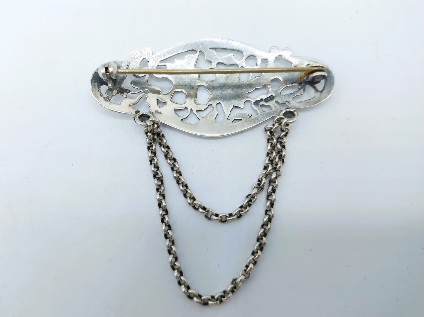 Silver brooch, Niekerk, Schoonhoven, 20th century