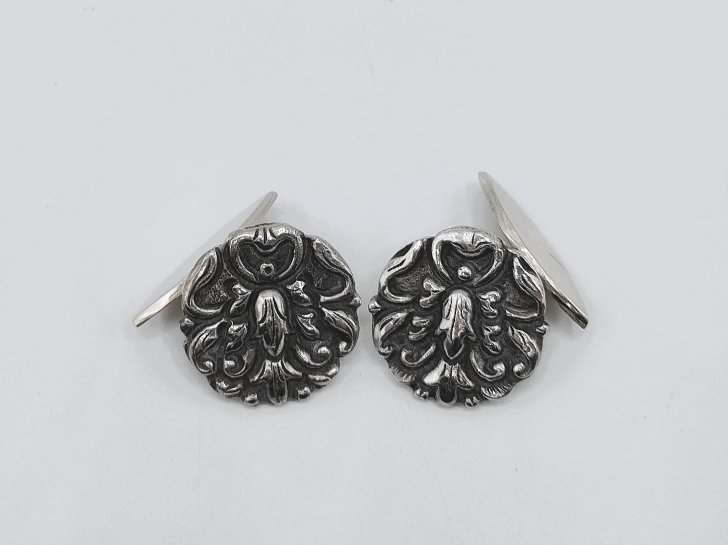 Vintage Silber Manschettenknöpfe, 800