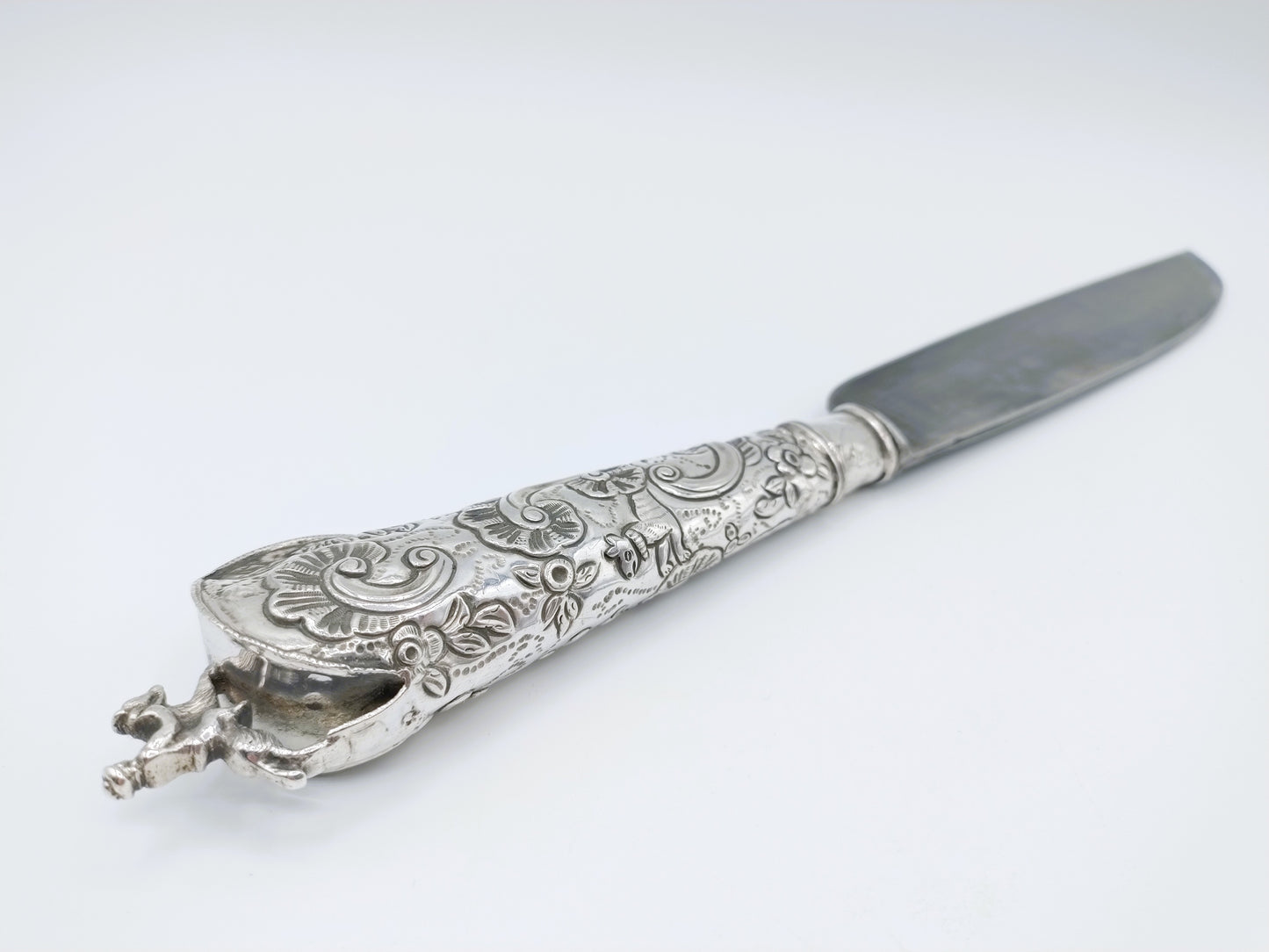 Knife with silver handle, Friesland (?, 18th century.