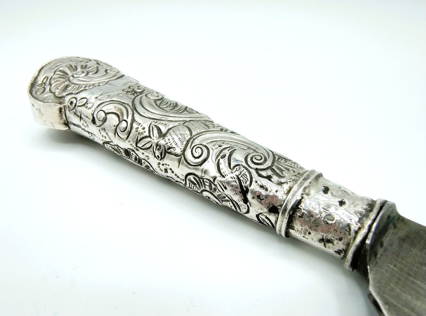 Knife with silver handle, Friesland (?, 18th century.