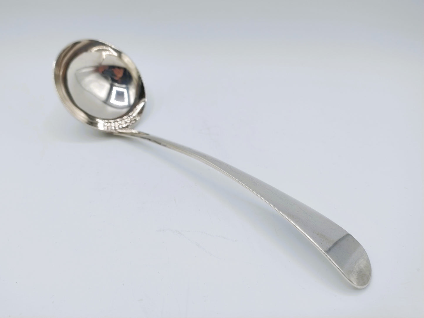 Silver sauce spoon, Peter, Ann & William Bateman, London, 1800