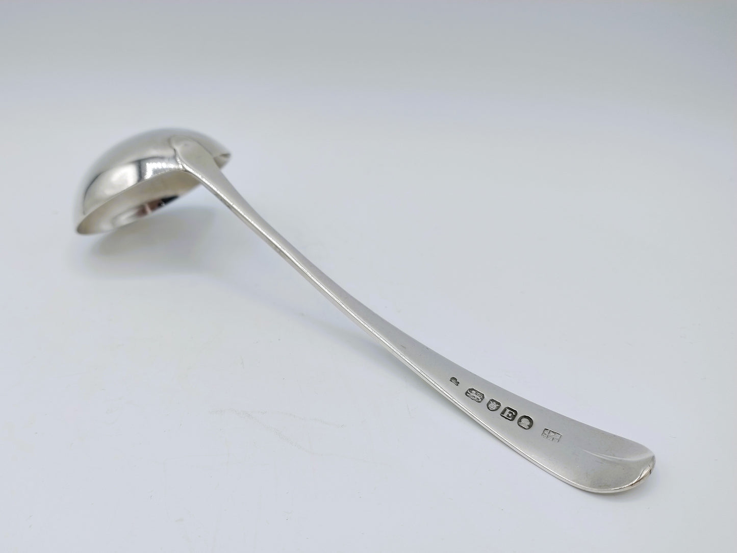 Silver sauce spoon, Peter, Ann & William Bateman, London, 1800