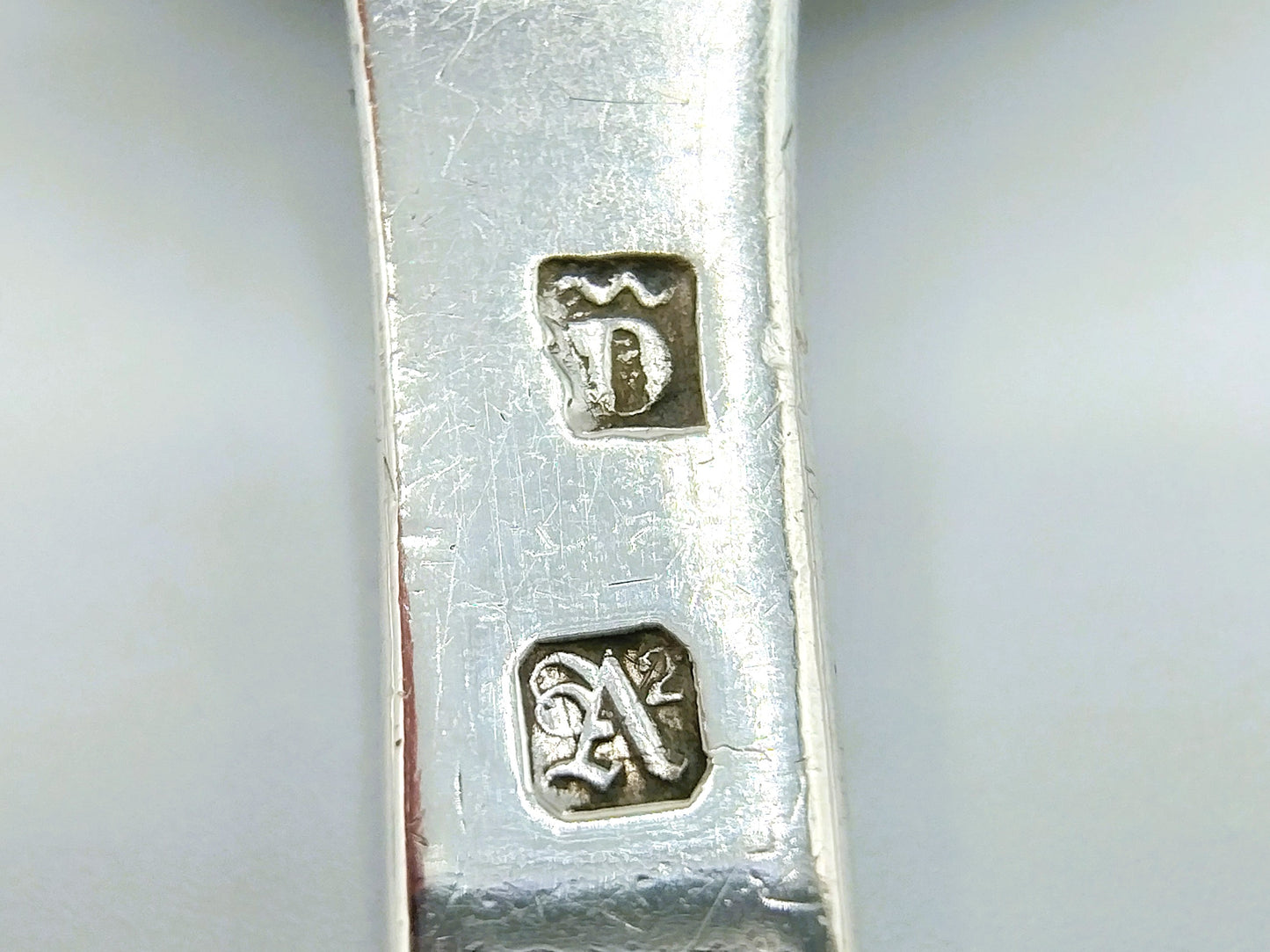 2 Zilveren lepels, Delheid Fréres, Brussel, België, ca. 1850
