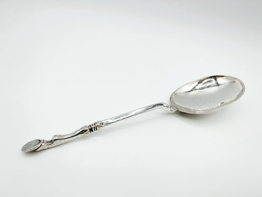 Silver hoof spoon, 17th century