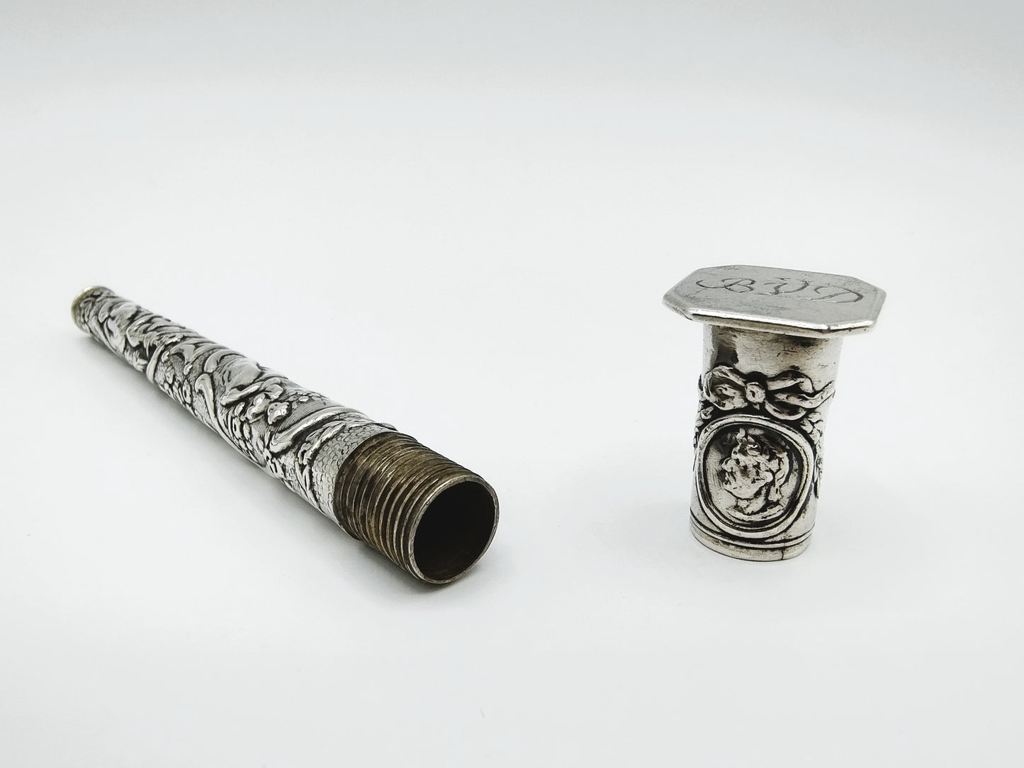 Silver needle case, C. van Hoek, Amsterdam, 1804