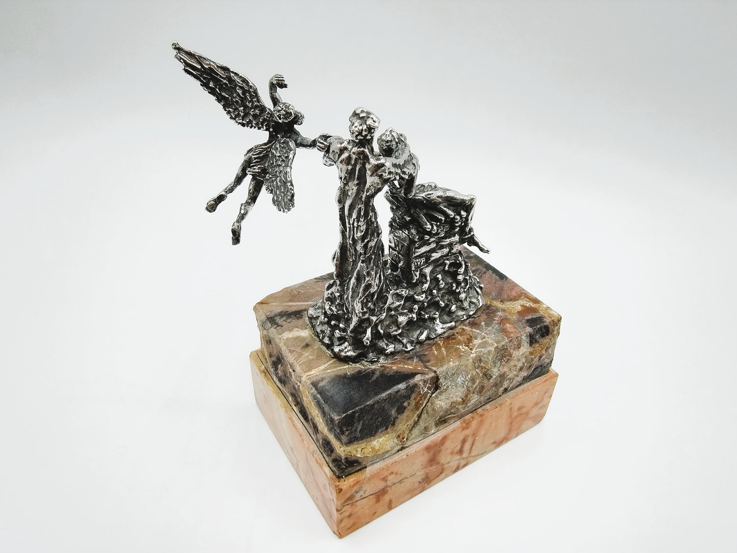 Zilveren miniatuur, Abrahams offer, Yaacov Heller, Jeruzalem.