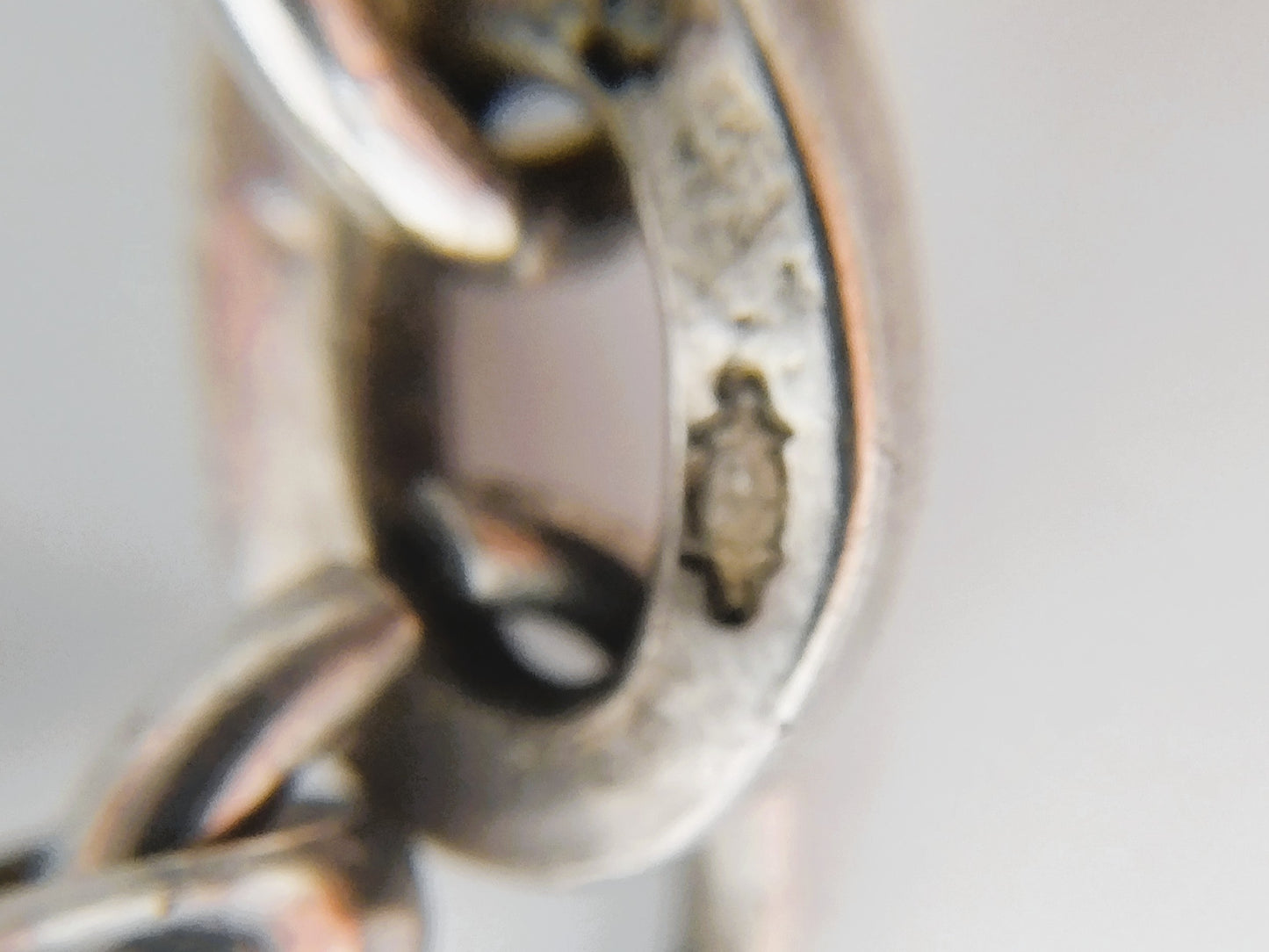 Silver watch chain, 835