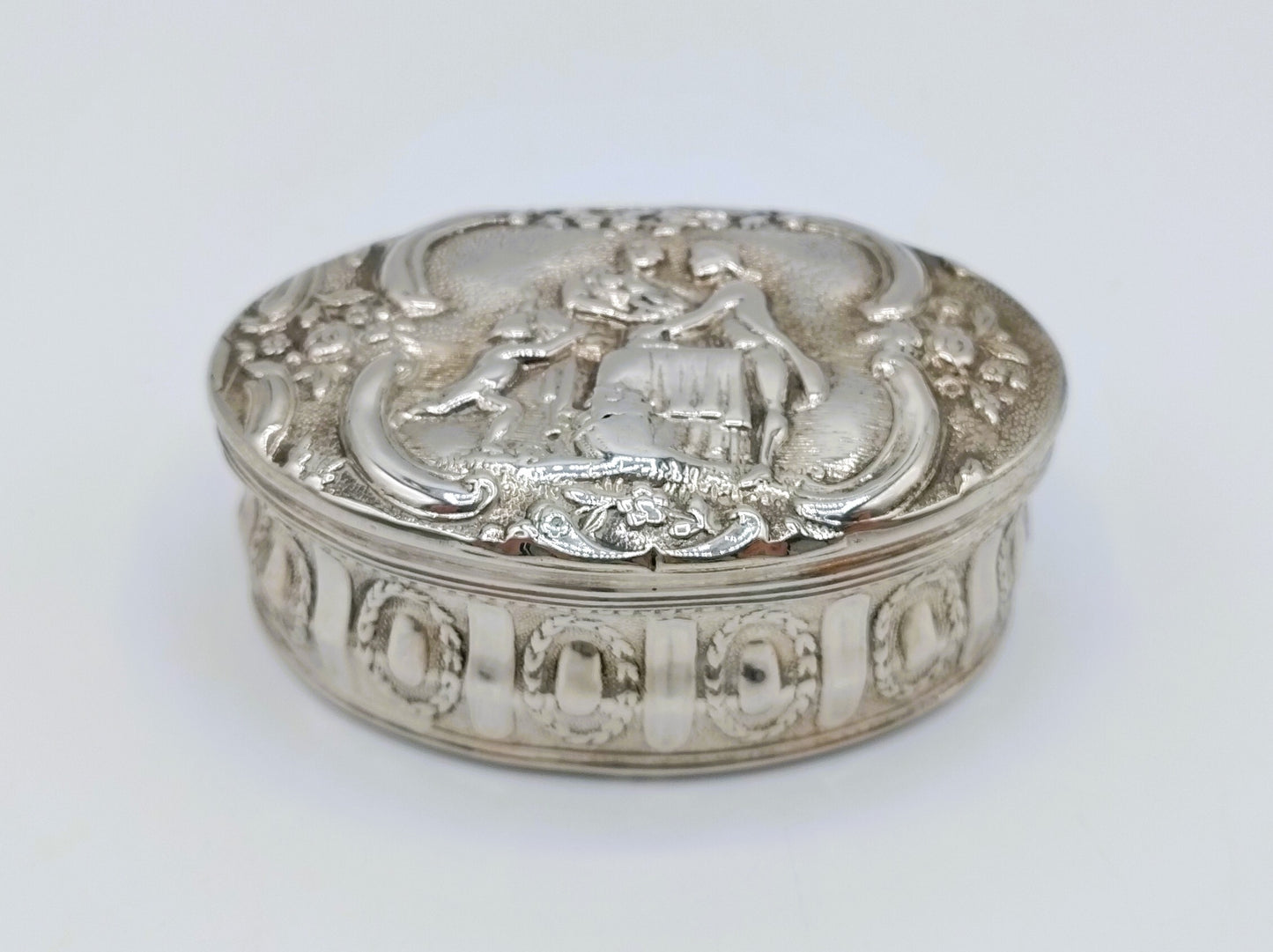 Zilveren snuifdoos, C. van Hoek, Amsterdam, 1802