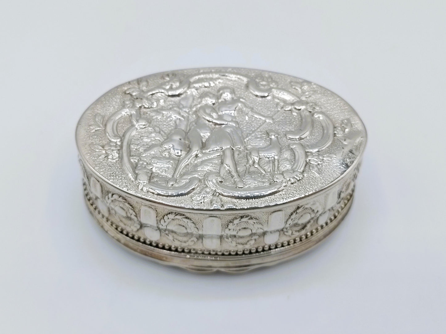 Zilveren snuifdoos, C. van Hoek, Amsterdam, 1802